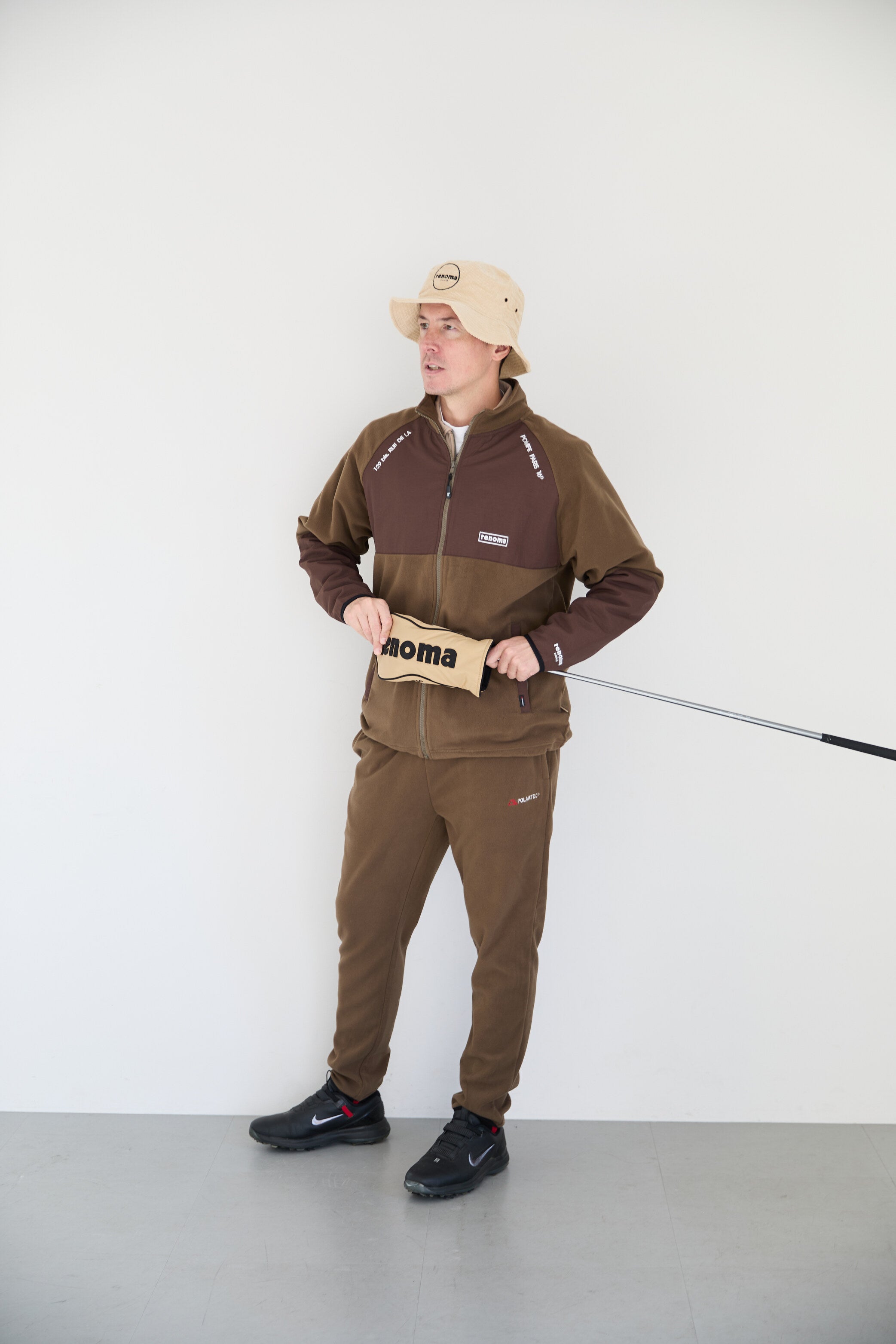 WOVEN SWITCHING FLEECE JK – renoma golf