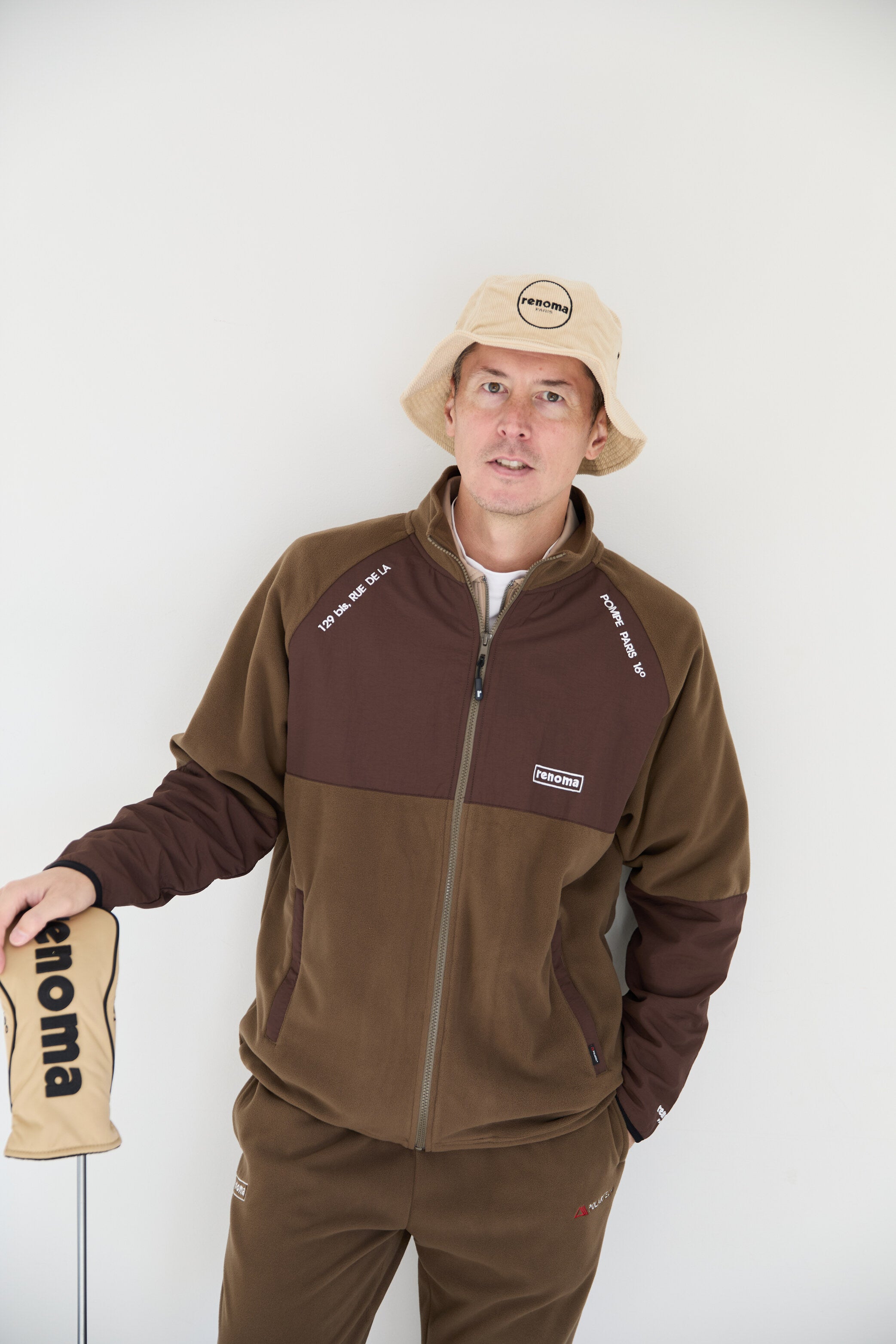 WOVEN SWITCHING FLEECE JK – renoma golf