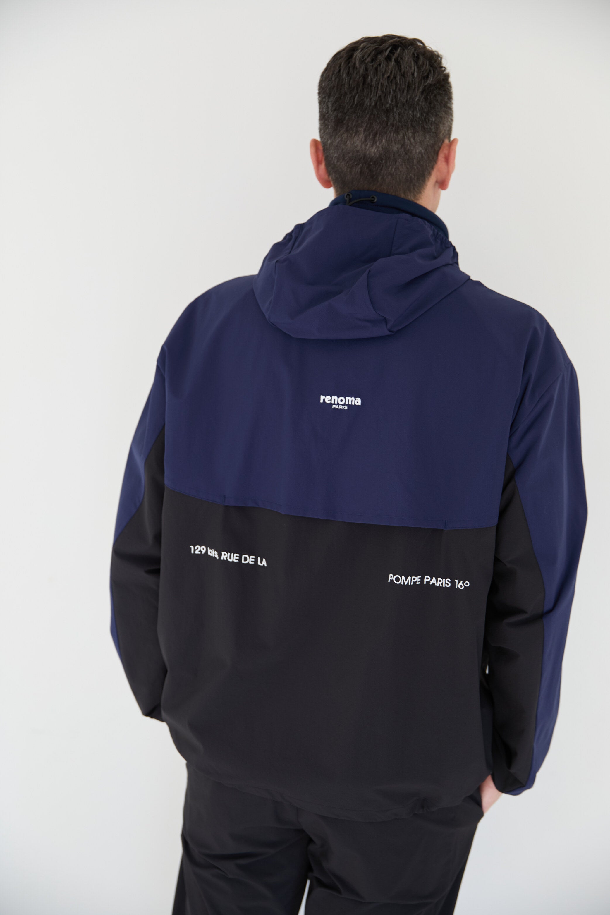 NYLON COLOR SWITCHING HOODIE – renoma golf