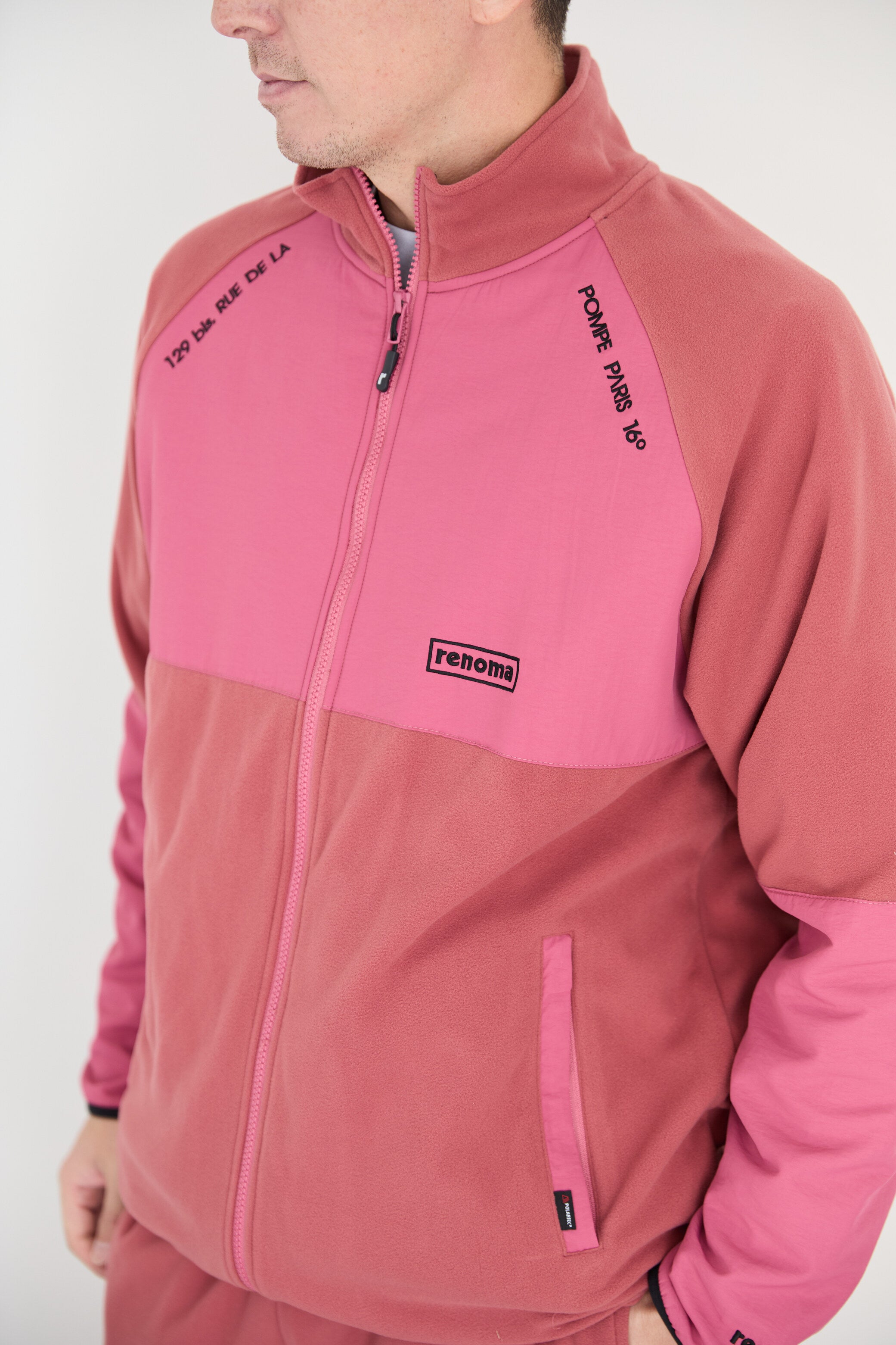 WOVEN SWITCHING FLEECE JK – renoma golf