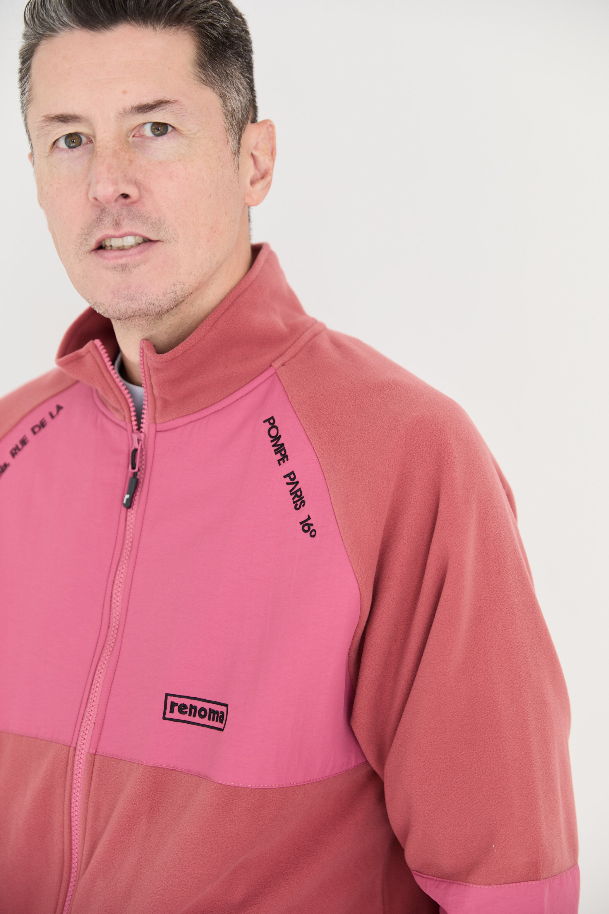 WOVEN SWITCHING FLEECE JK – renoma golf