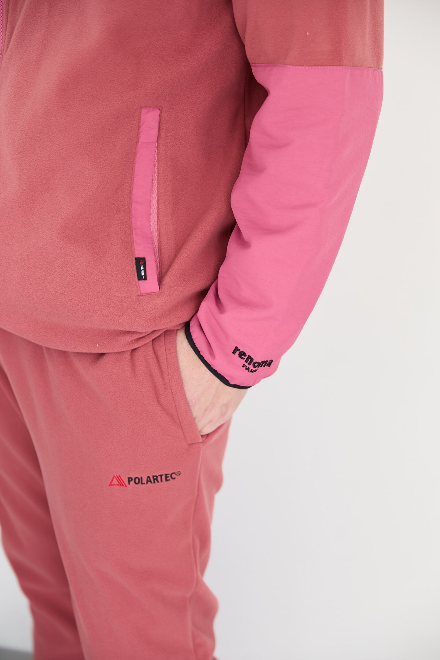 WOVEN SWITCHING FLEECE PT