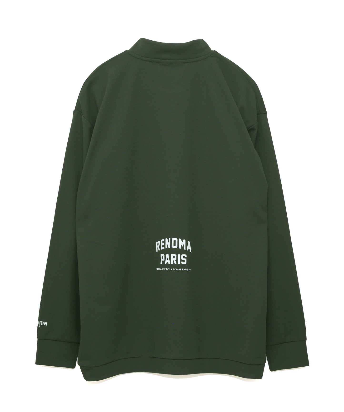 COLLEGE LOGO MOCK NECK T-SHIRTS LS