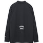 COLLEGE LOGO MOCK NECK T-SHIRTS LS