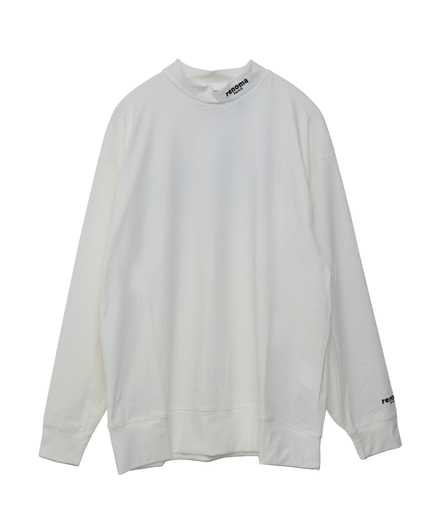 LOGO MOCK NECK PULLOVER L/S – renoma golf