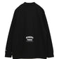 BASIC COLLEGE LOGO MOCK NECK T LS