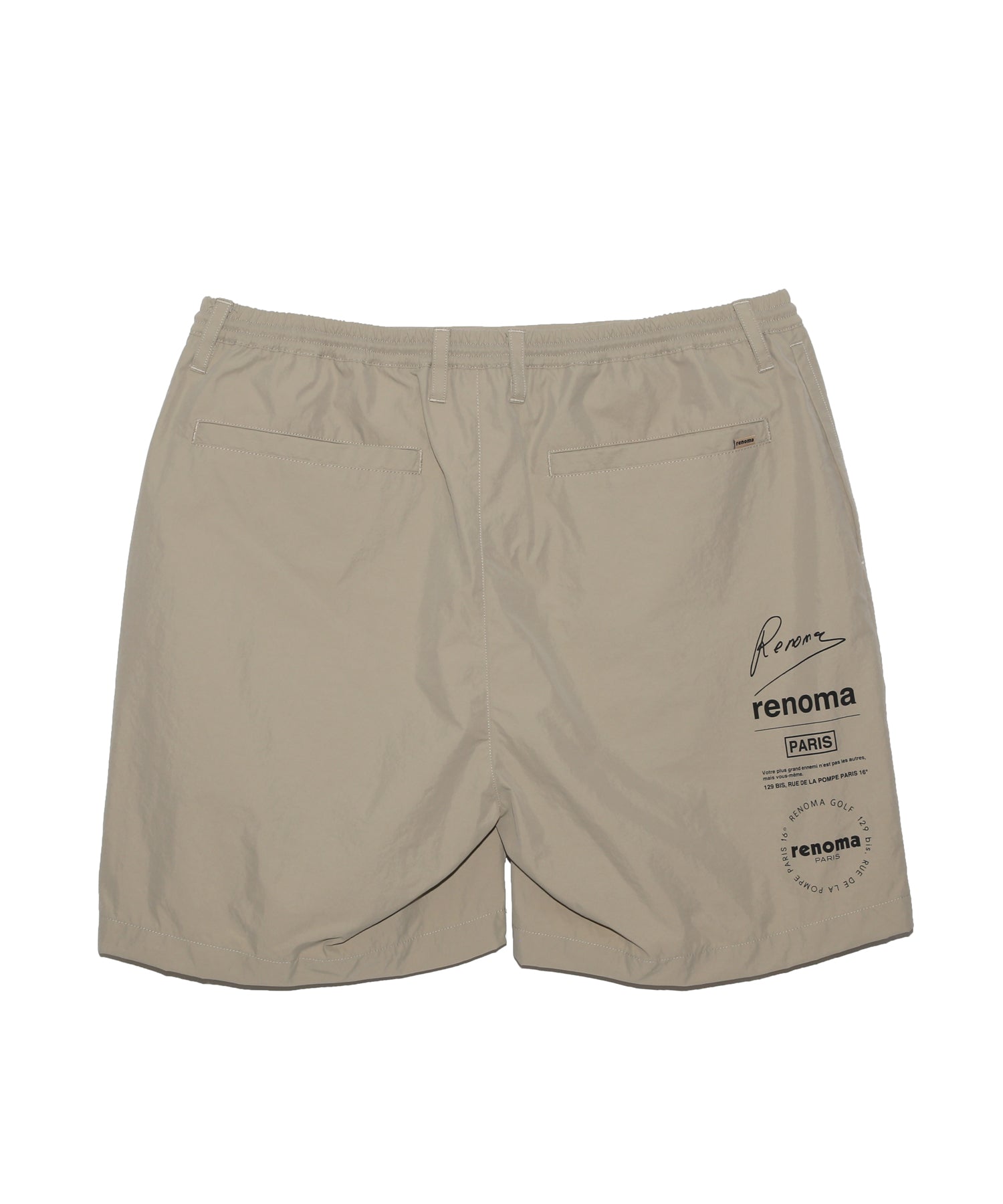 NYLON VERTICAL LOGOS SHORT PT – renoma golf