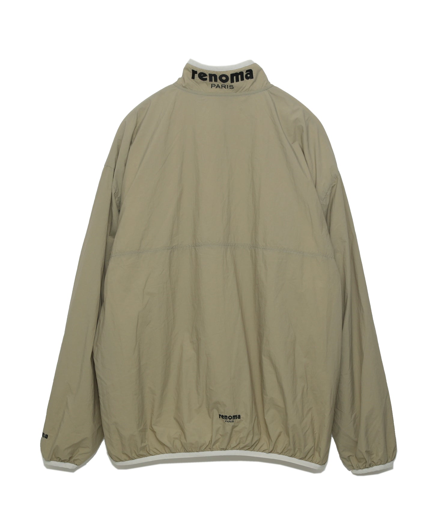 BRUSHED KNIT LINING NYLON PULLOVER