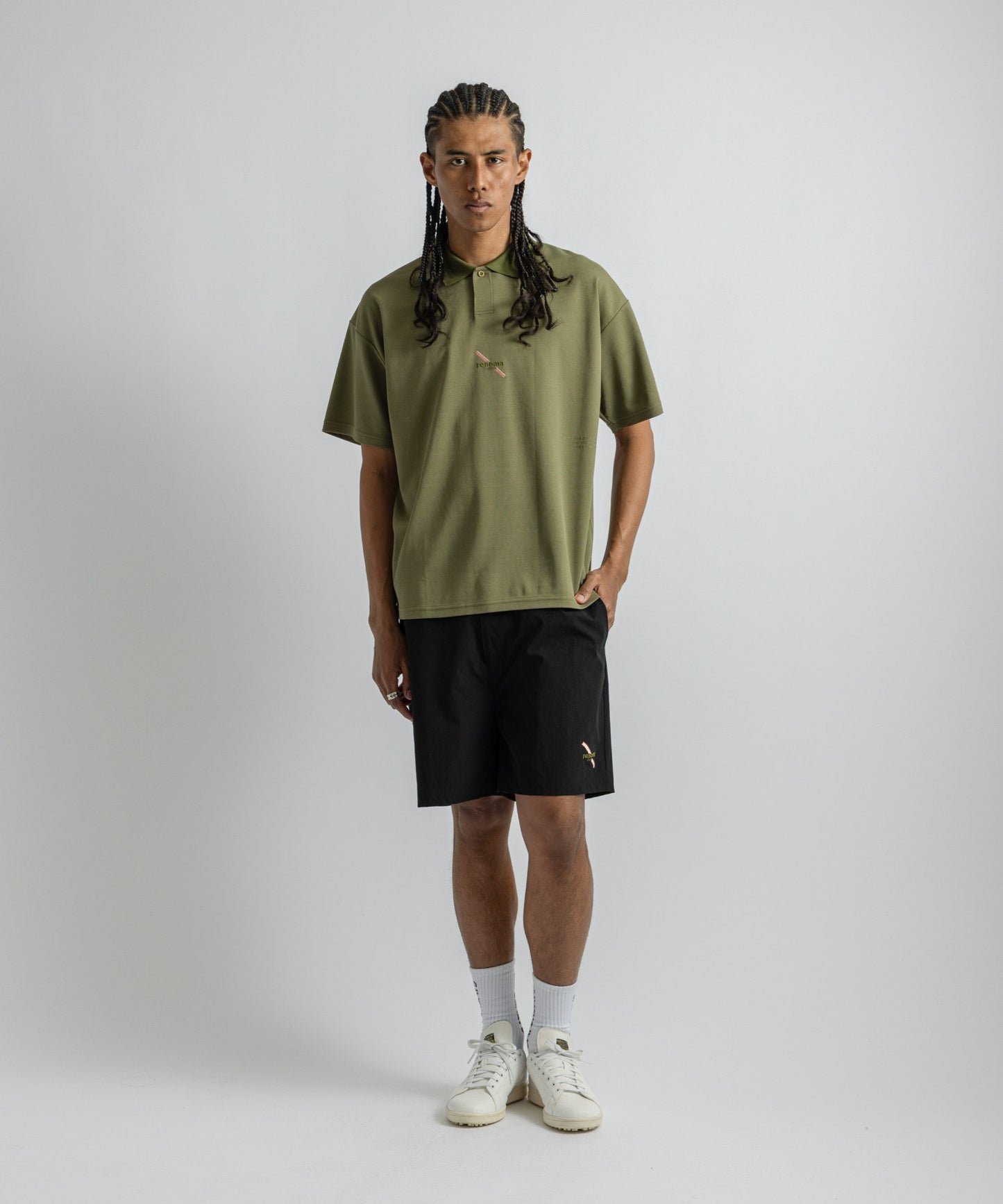 R×ST MENS BACK PRINT POLO SS