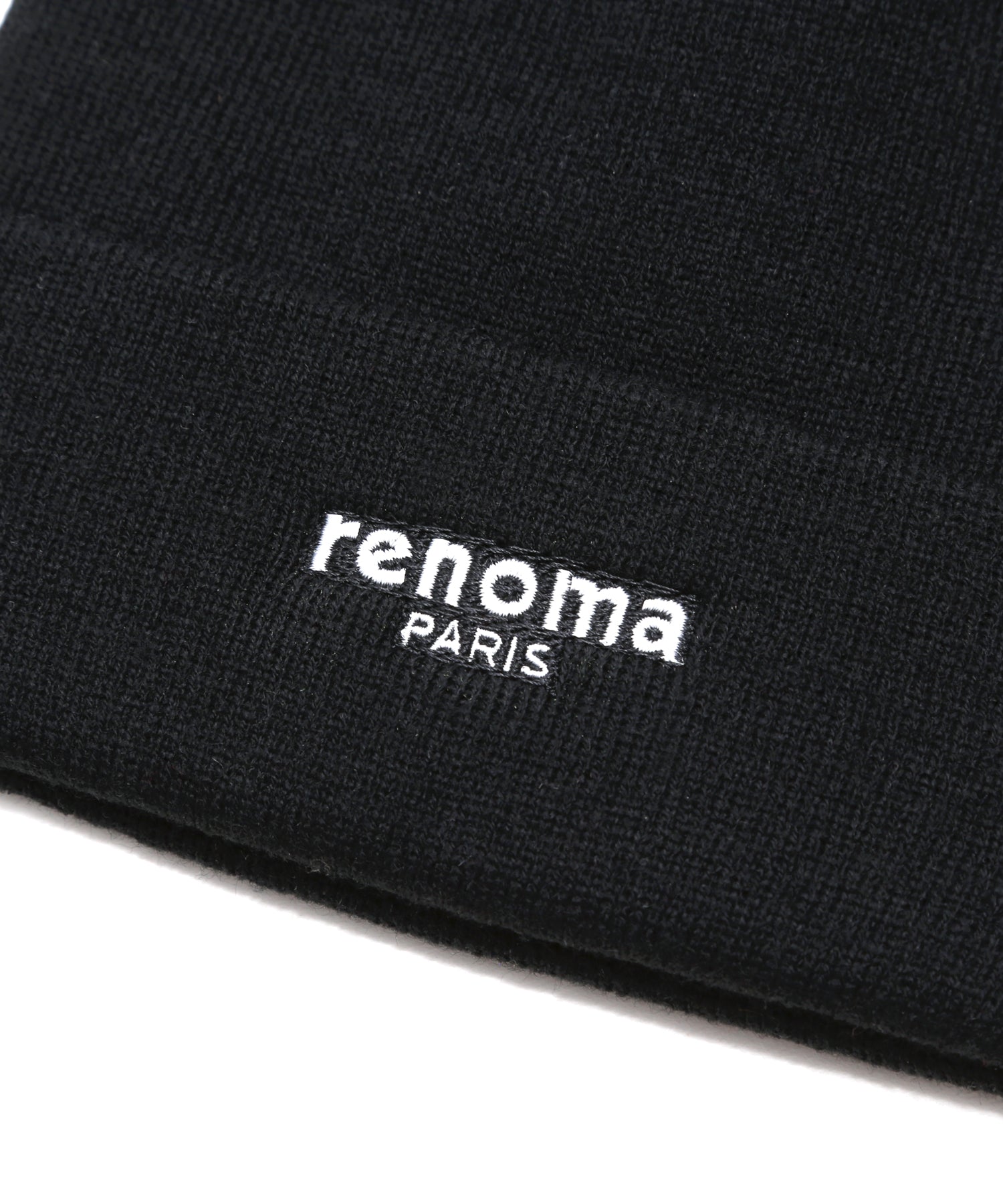 BRAND LOGO CUFF KNIT CAP – renoma golf