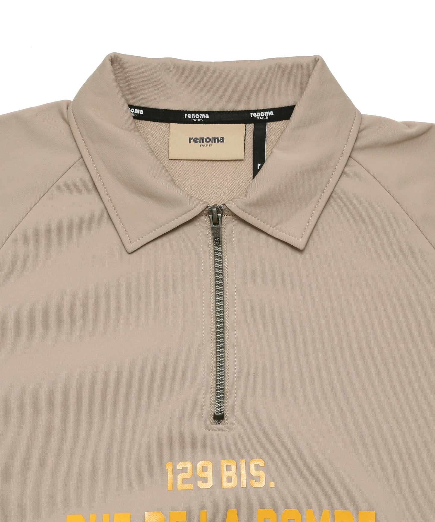 HALF ZIP COLLARED SWEAT SHIRTS LS