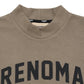 BASIC COLLEGE LOGO MOCK NECK T LS