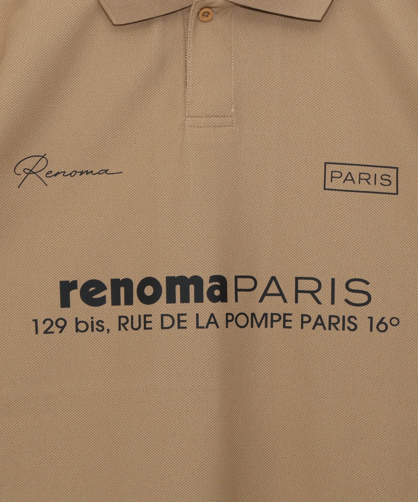 BACK SIDE SWITCHING POLO SHIRTS S/S