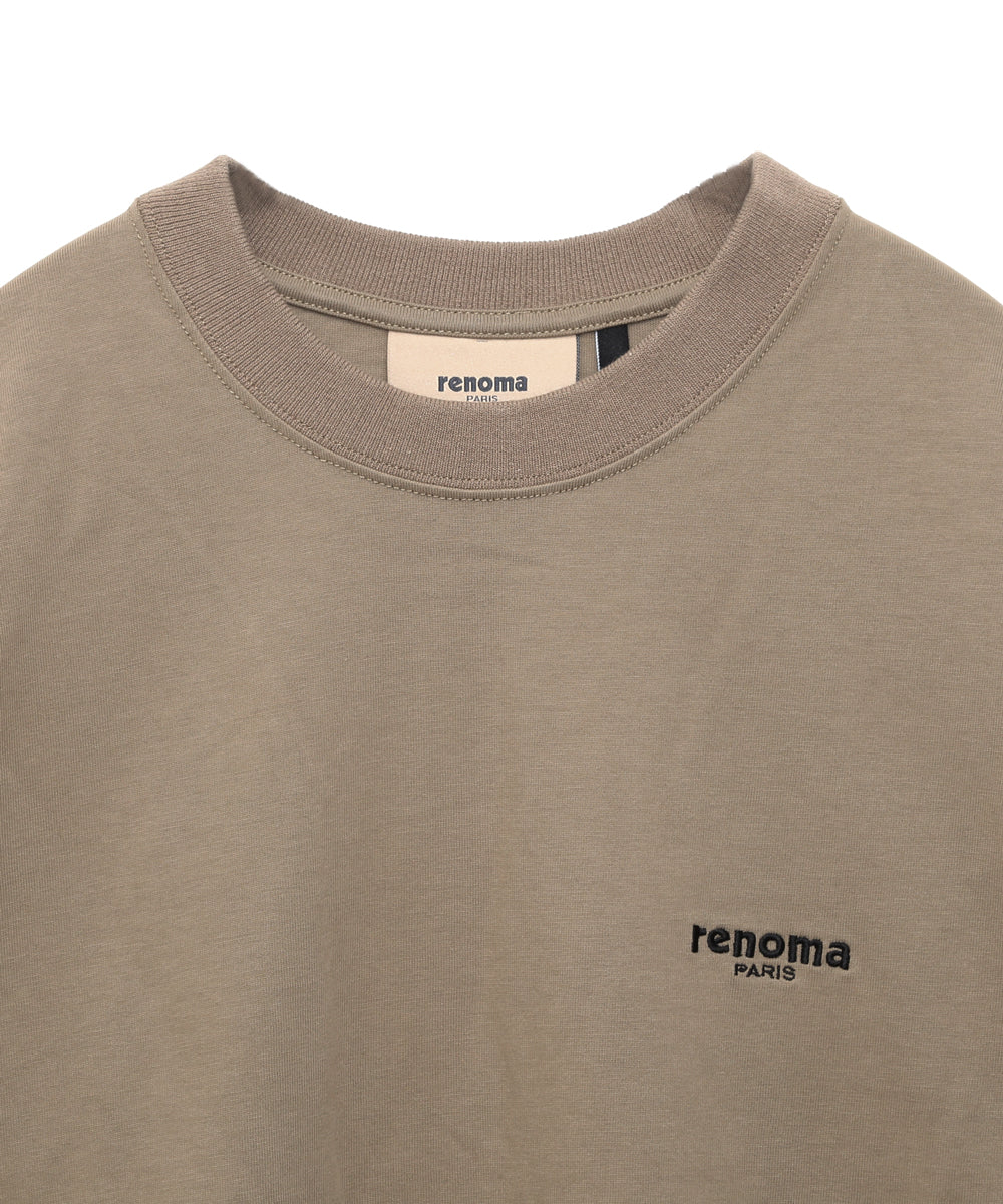 LOGO MOCK NECK T-SHIRT