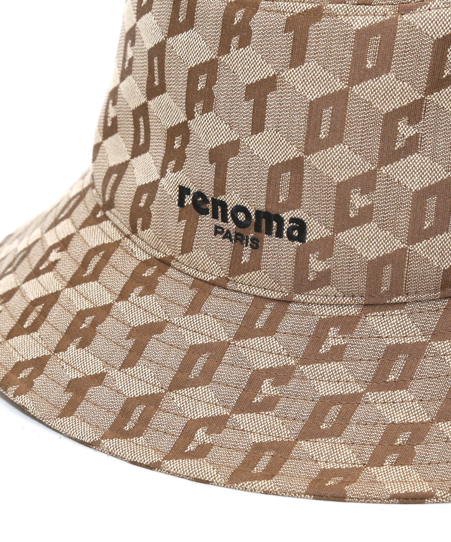 renoma × CORTO MONOGRAM BUCKET HAT