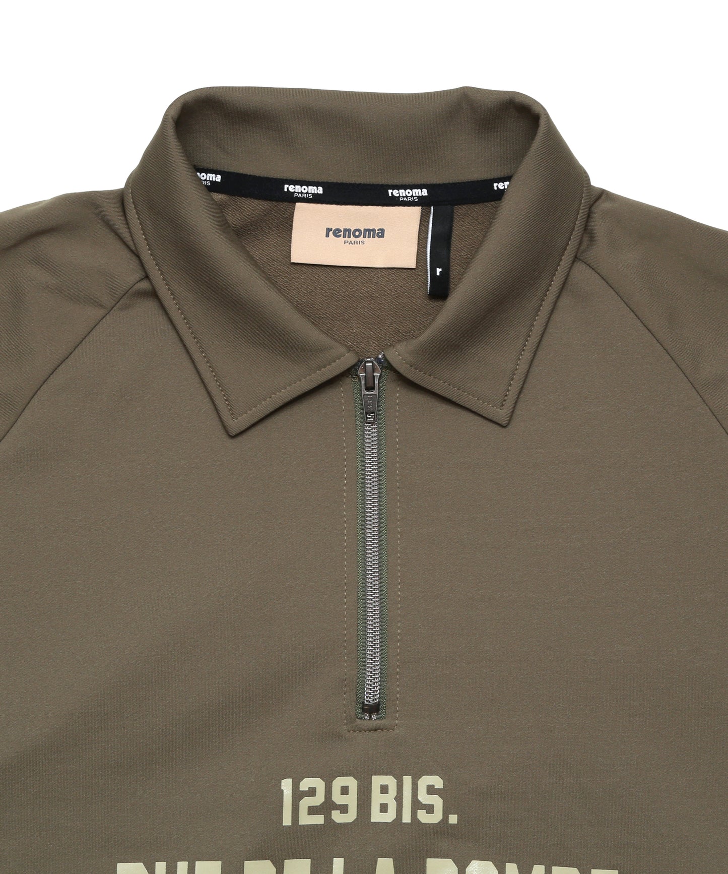 HALF ZIP COLLARED SWEAT SHIRTS LS