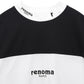 COLOR BLOCK MOCK NECK S/S