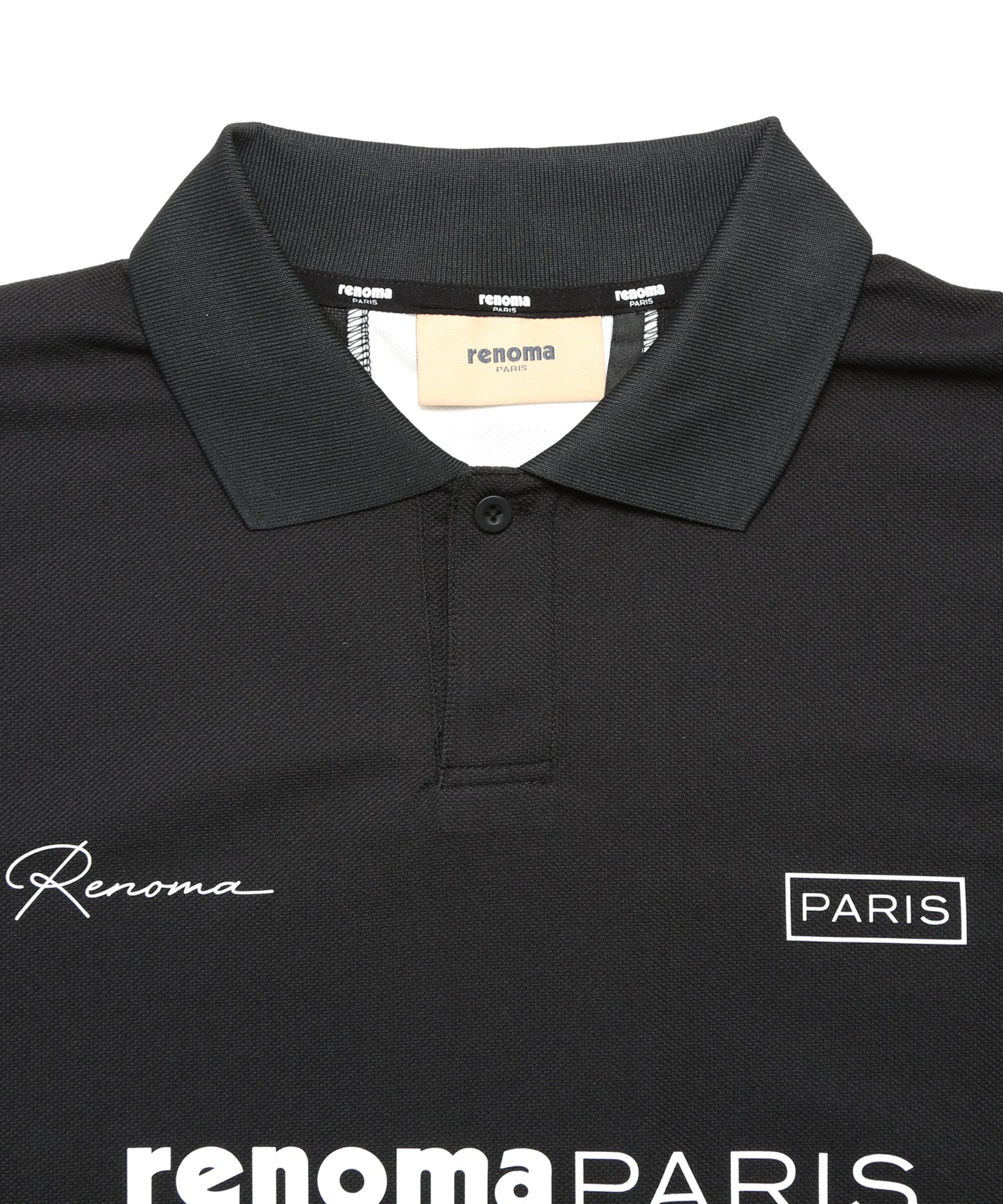 BACK SIDE SWITCHING POLO SHIRTS S/S