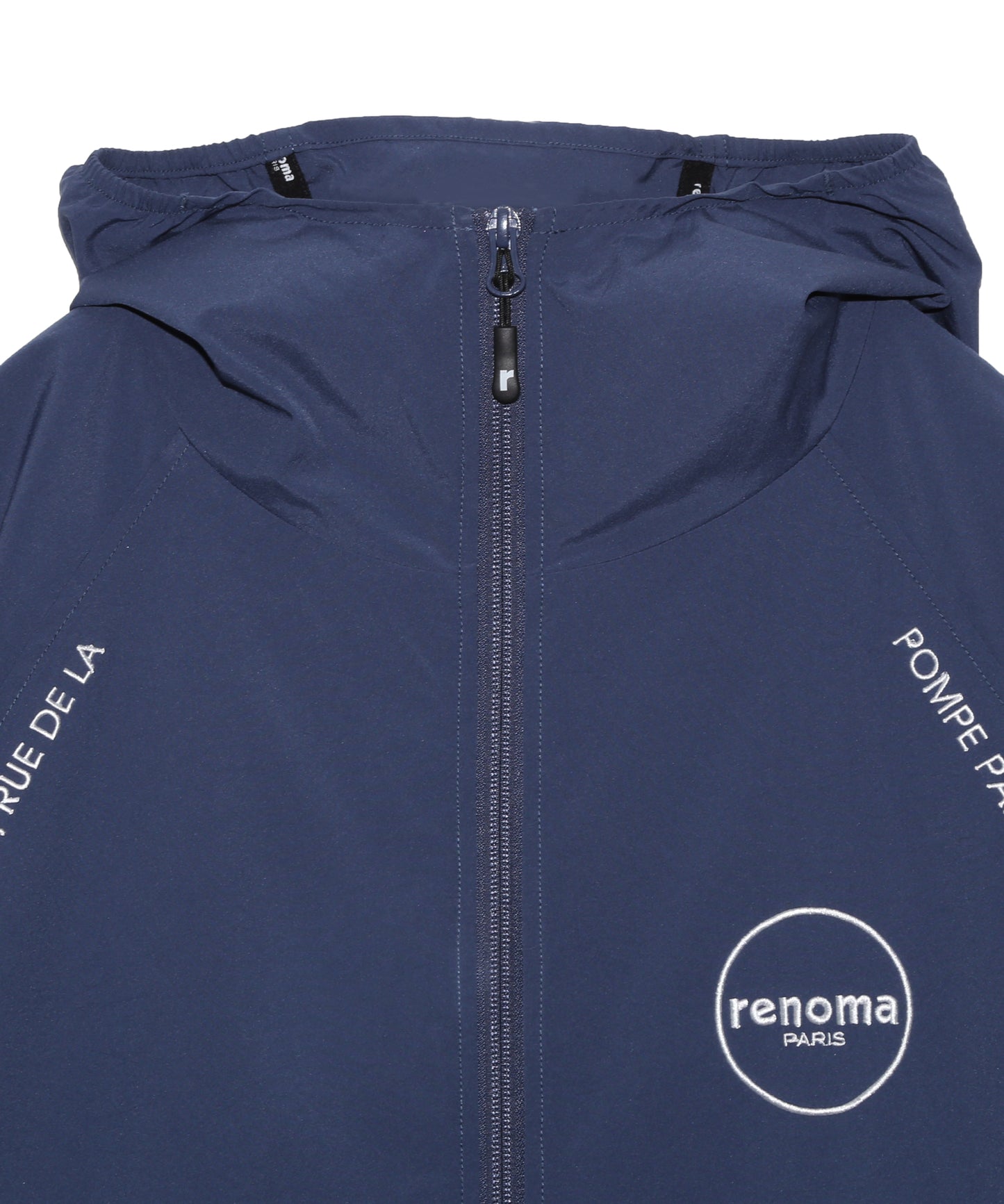 RIBBED HEM TASLAN HOODIE