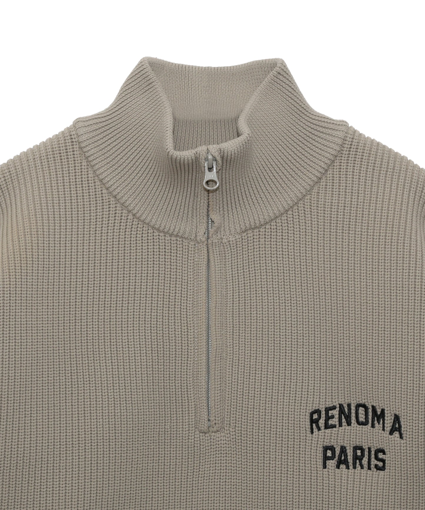 HALF ZIP SWEATER