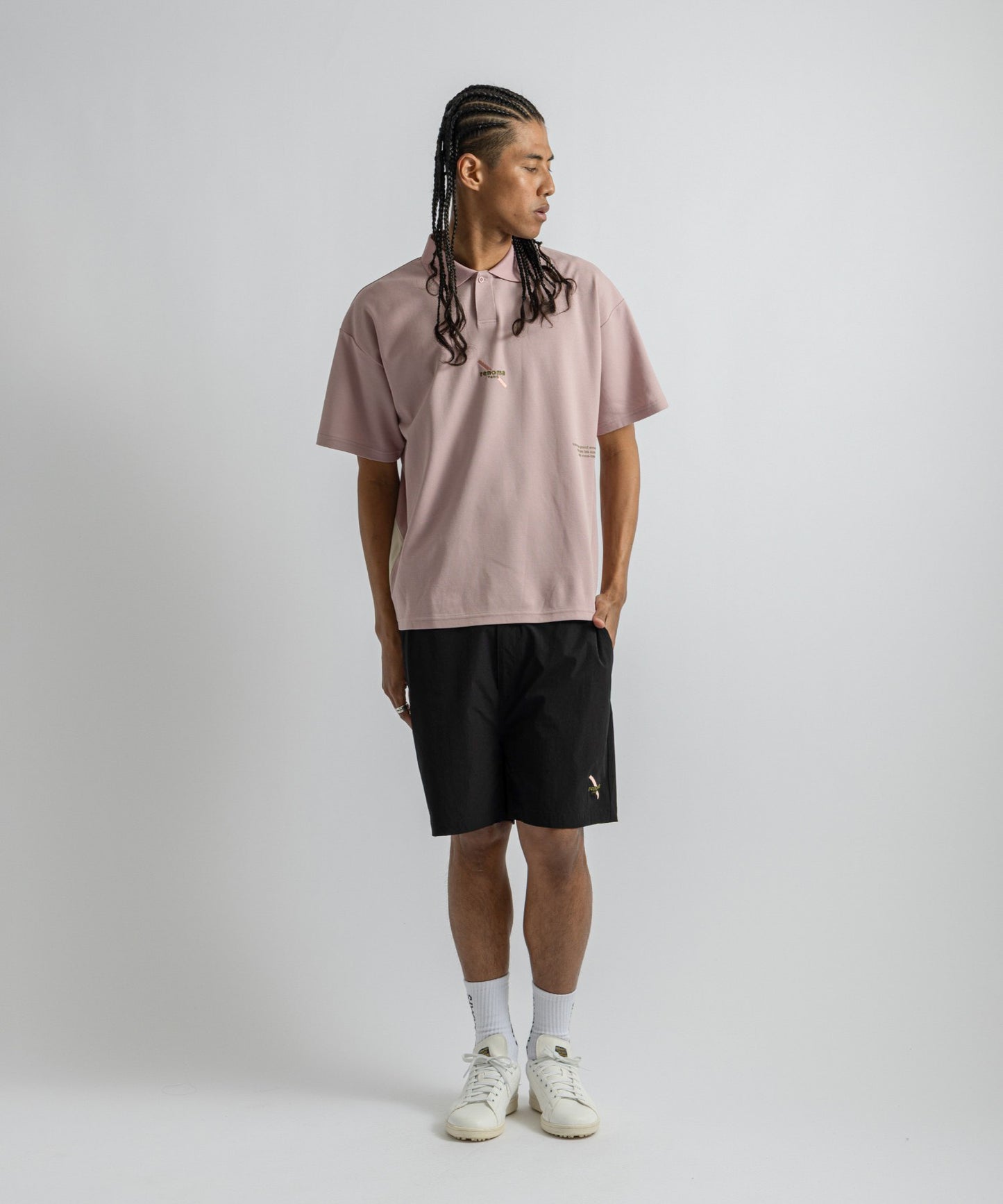 R×ST MENS BACK PRINT POLO SS