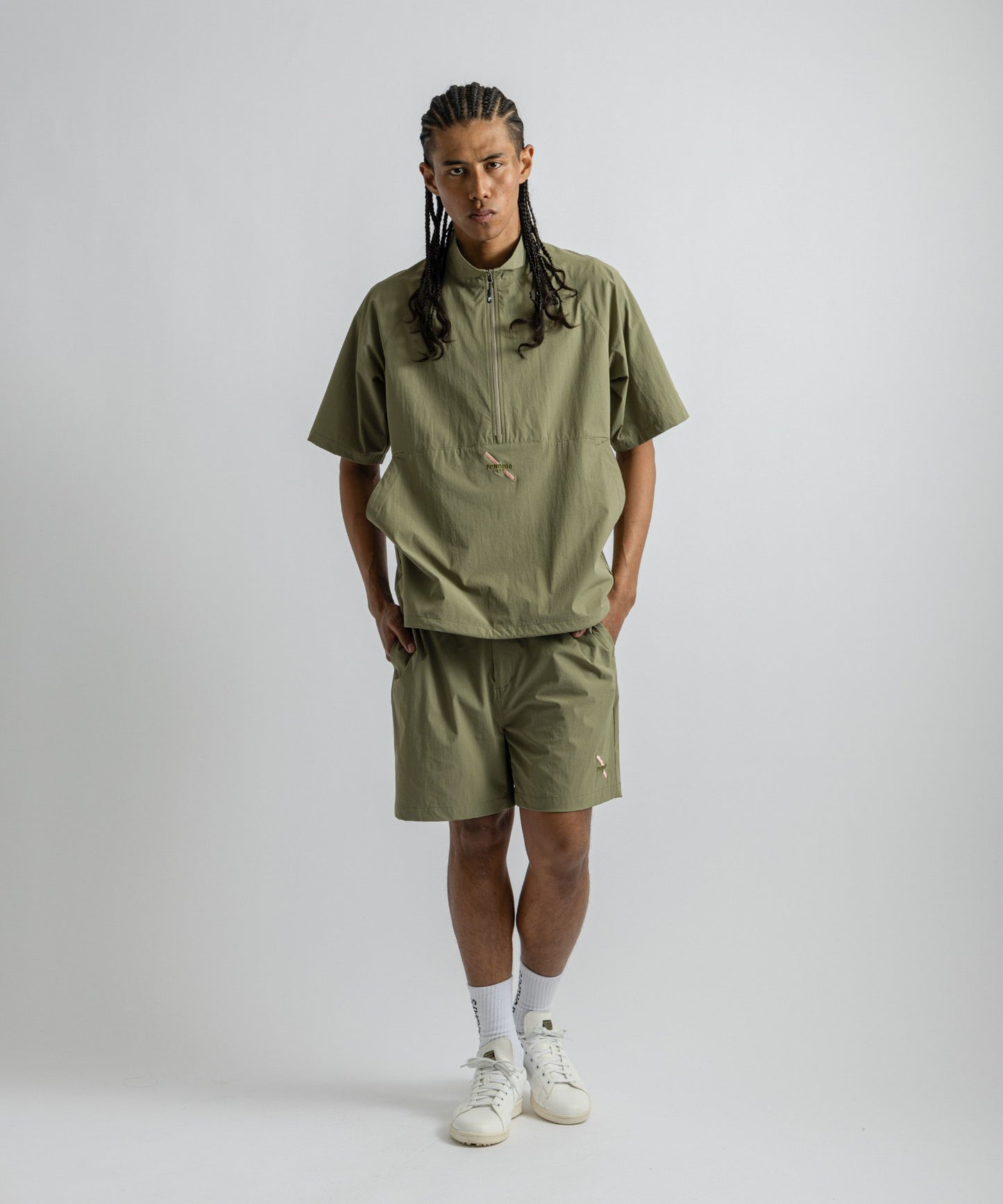 R×ST MENS HALF ZIP JK SS