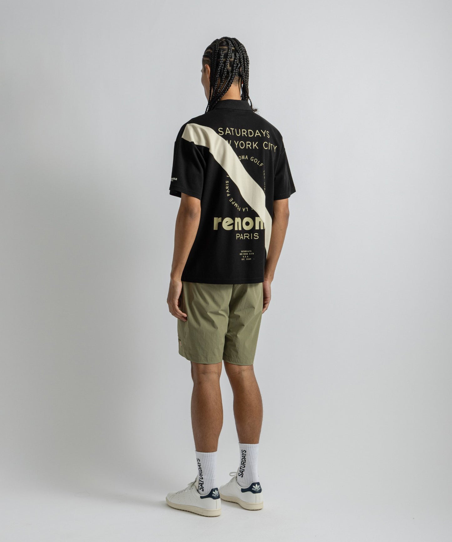 R×ST MENS BACK PRINT POLO SS