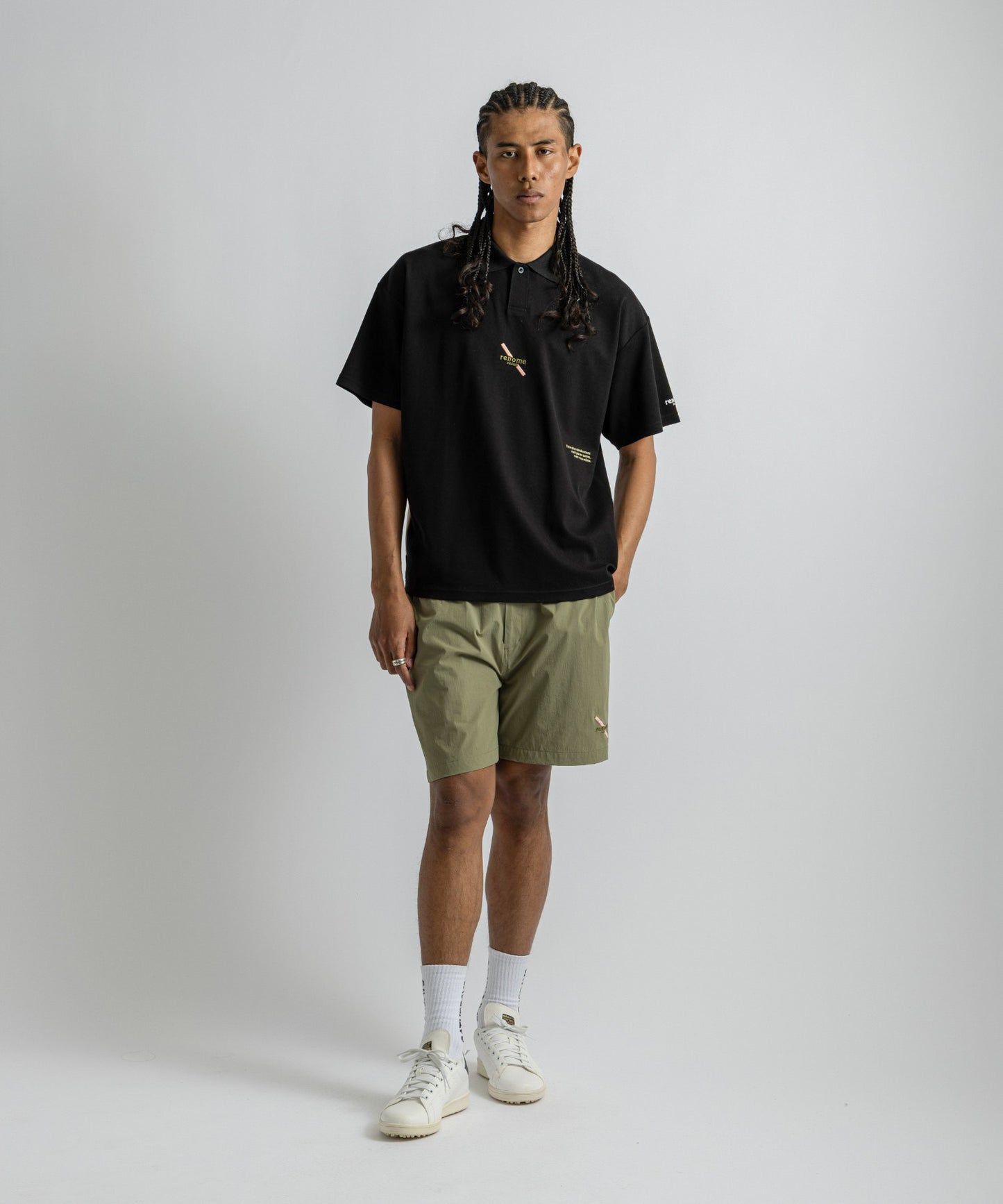 R×ST MENS BACK PRINT POLO SS