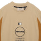 CURVED SWITCHING MOCK NECK T SS