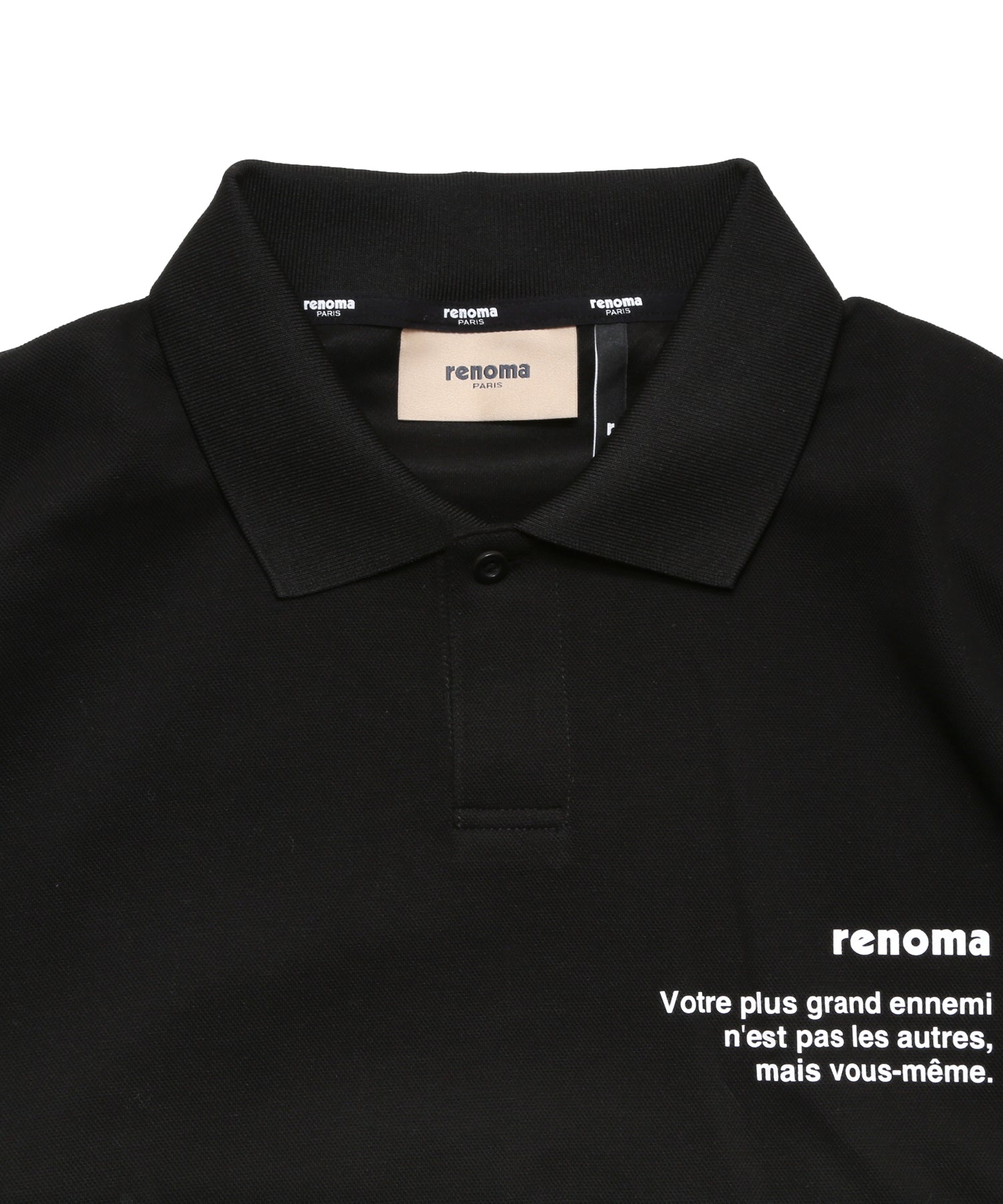 BIG LOGO POLO SHIRT SS – renoma golf