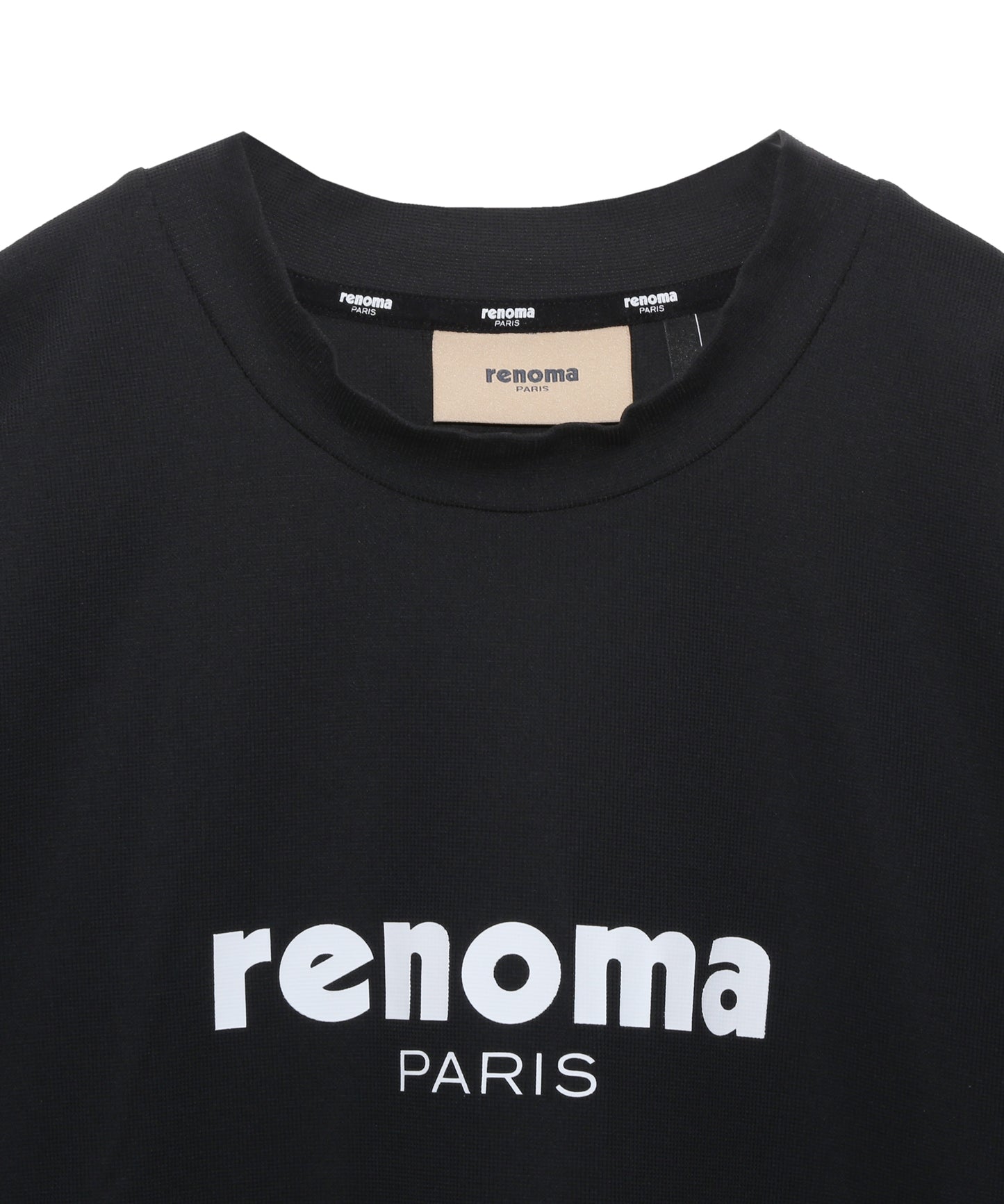 MINI WAFFLE CREW NECK T SS