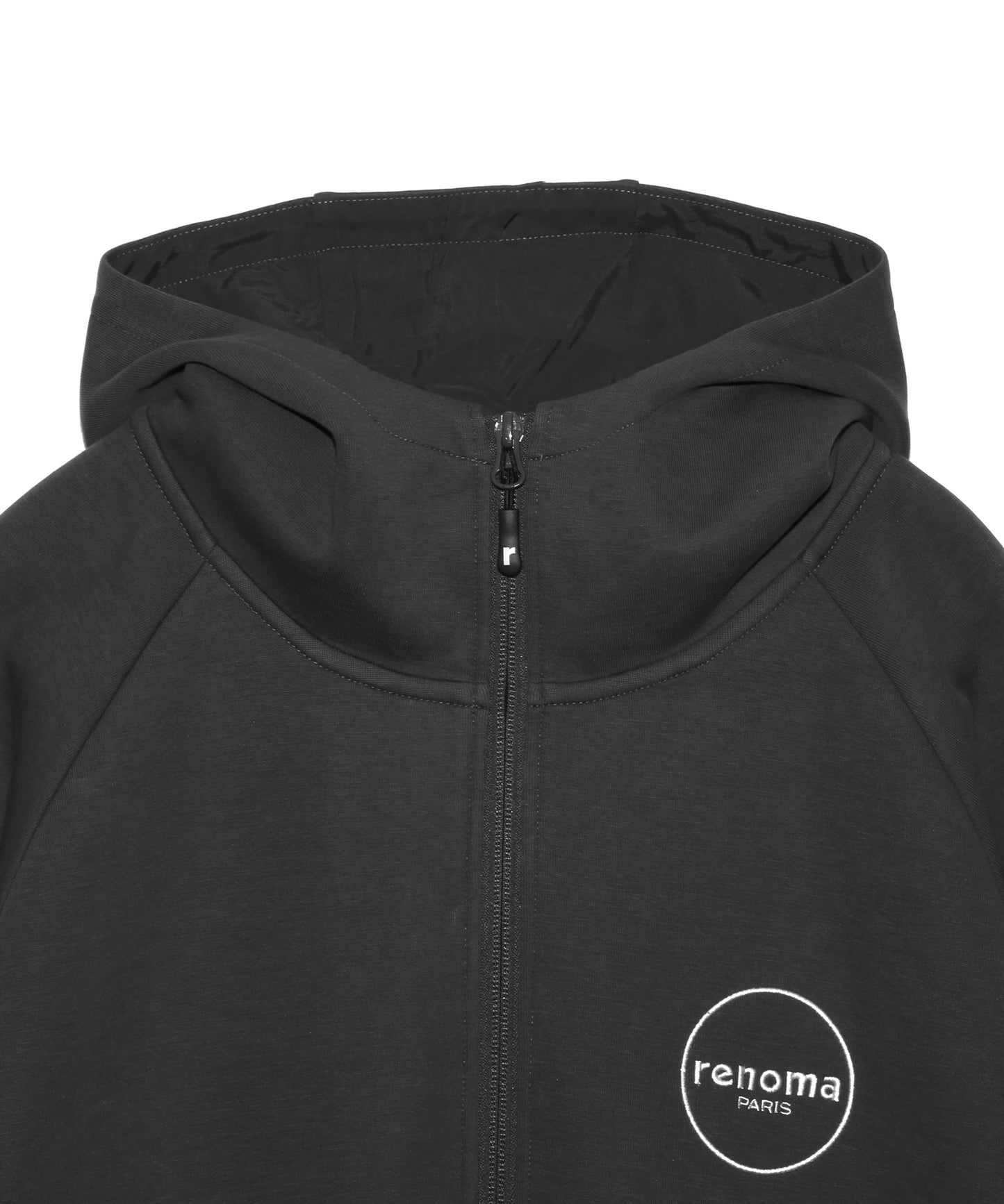 DOUBLE KNIT ZIP HOODIE