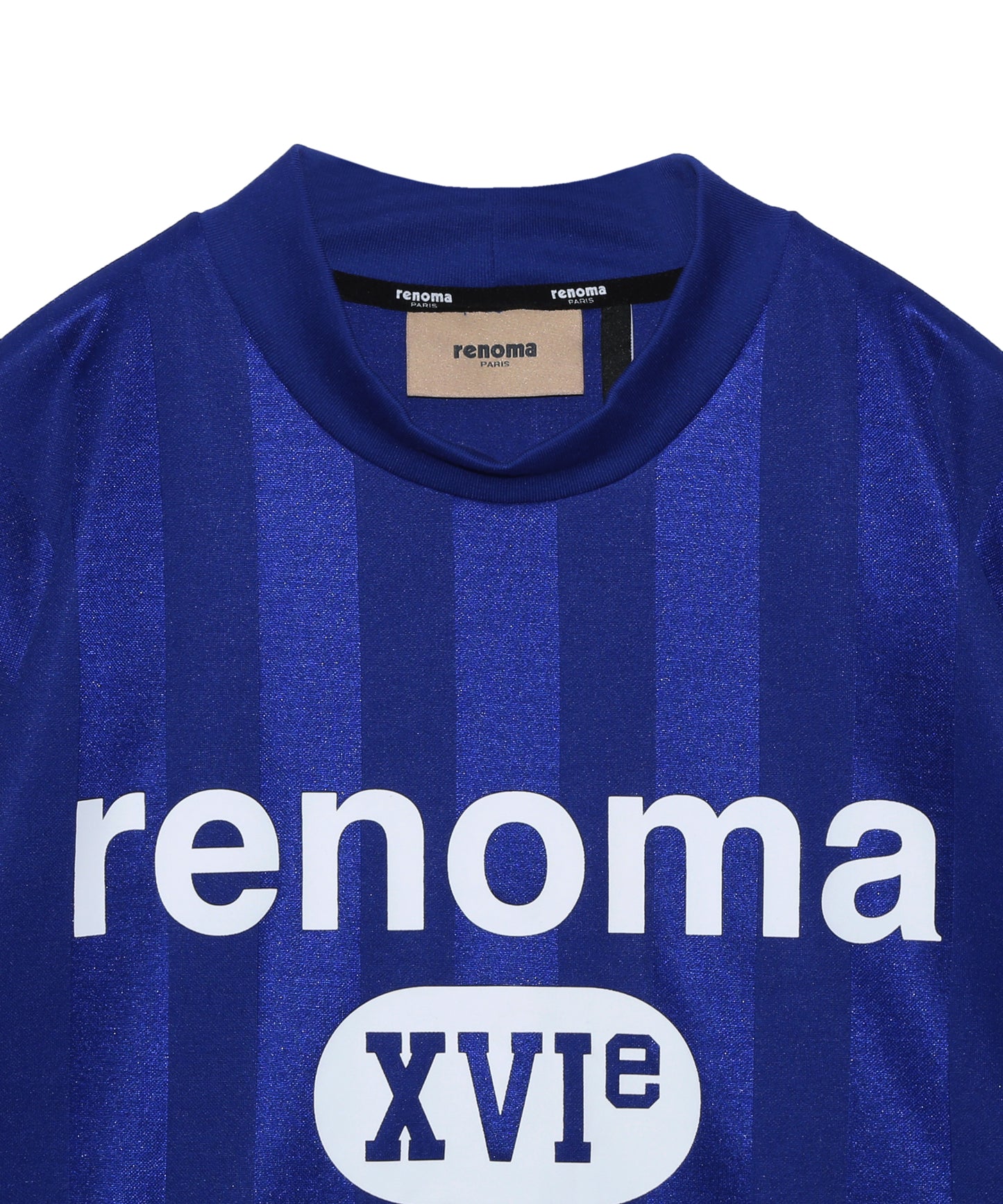 COLLEGE LOGO MOCK NECK T SS