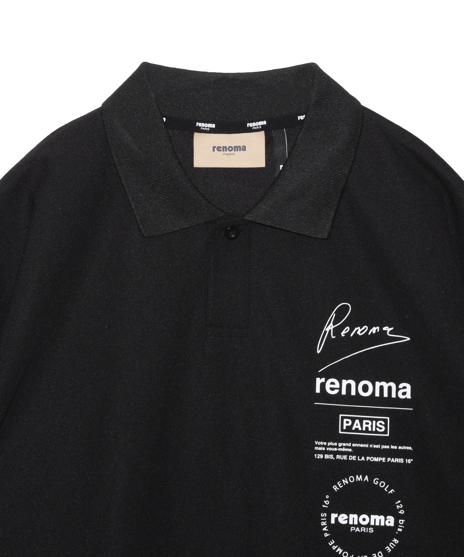 VERTICAL LOGO POLO SS – renoma golf