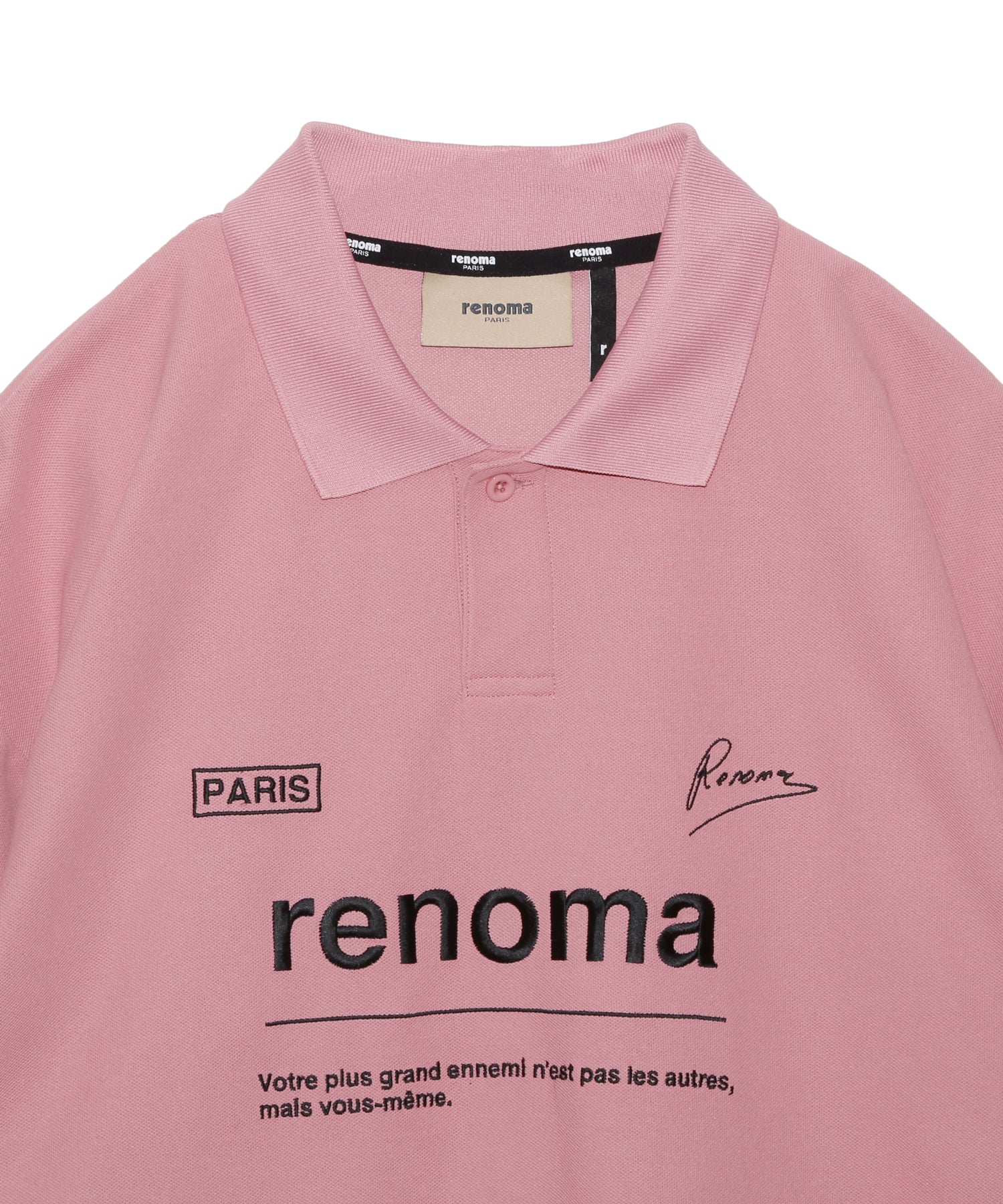 STRIKING LOGO POLO SS – renoma golf