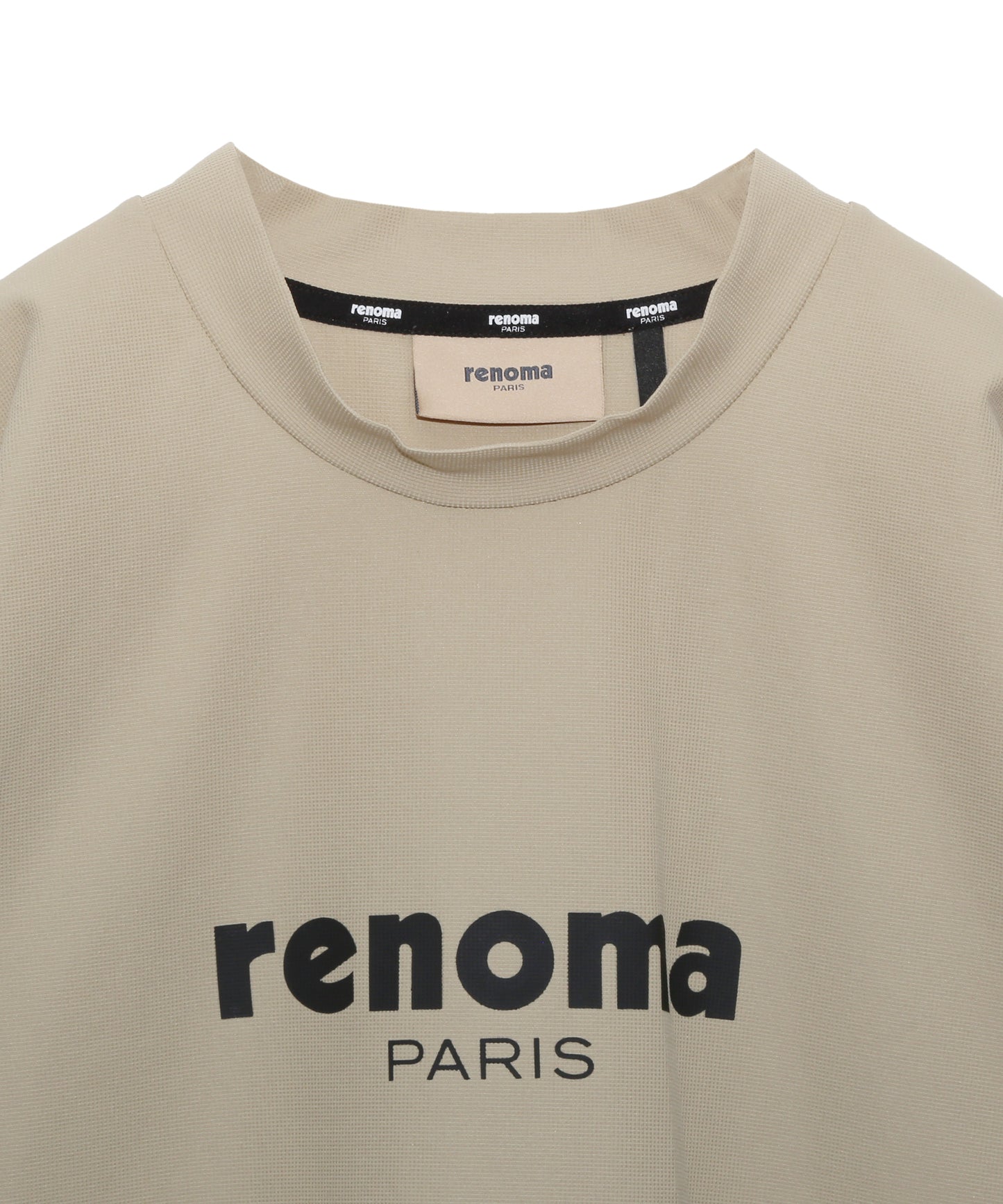 MINI WAFFLE CREW NECK T SS