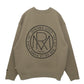 DOUBLE JACQUARD CREW NECK KNIT