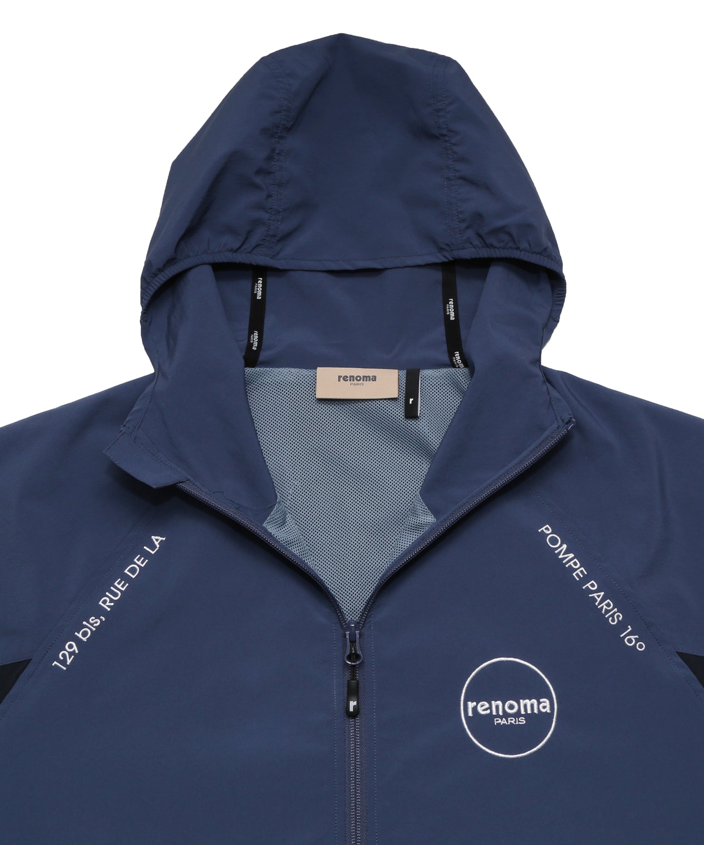 RIBBED HEM TASLAN HOODIE