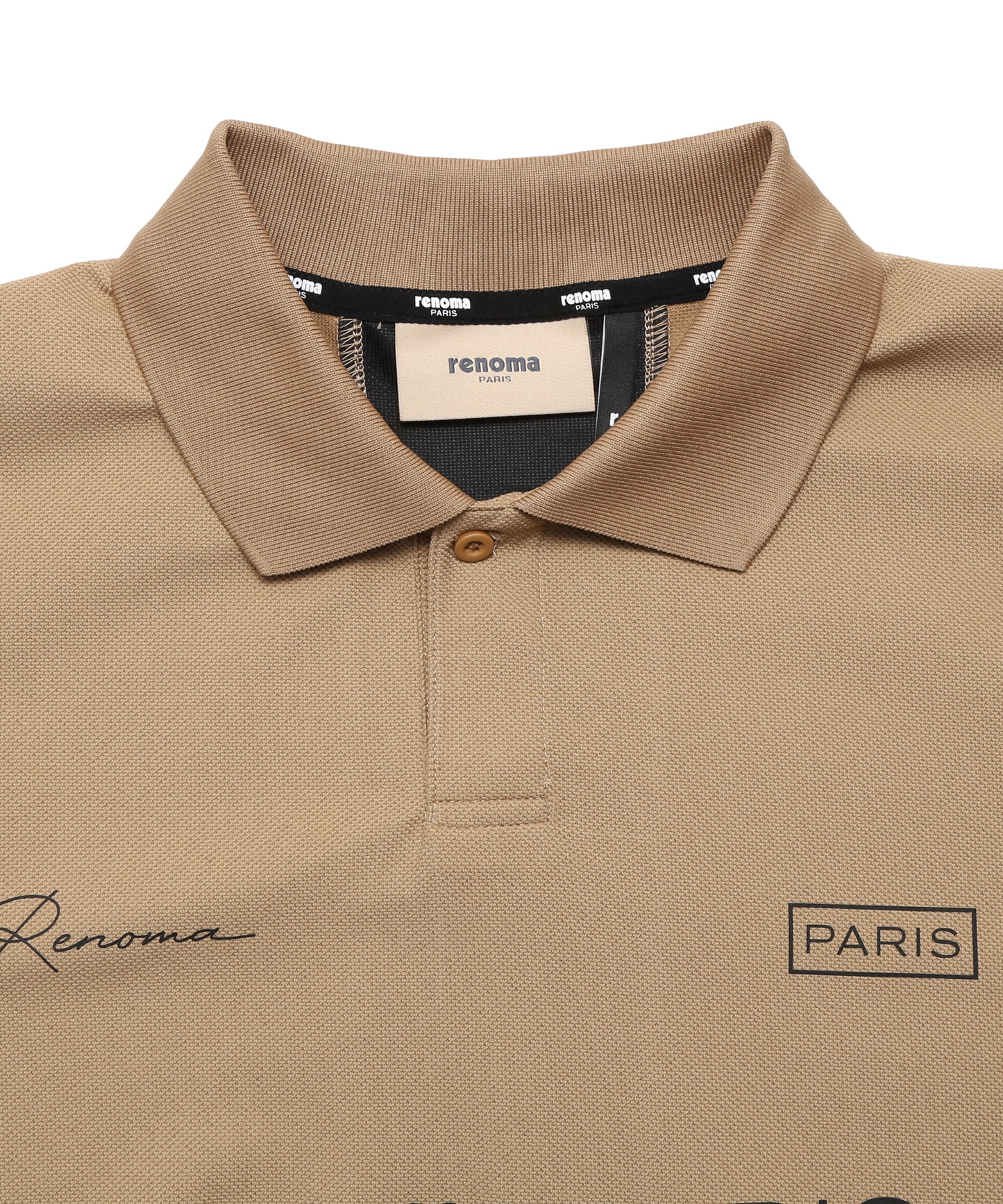 BACK SIDE SWITCHING POLO SHIRTS S/S