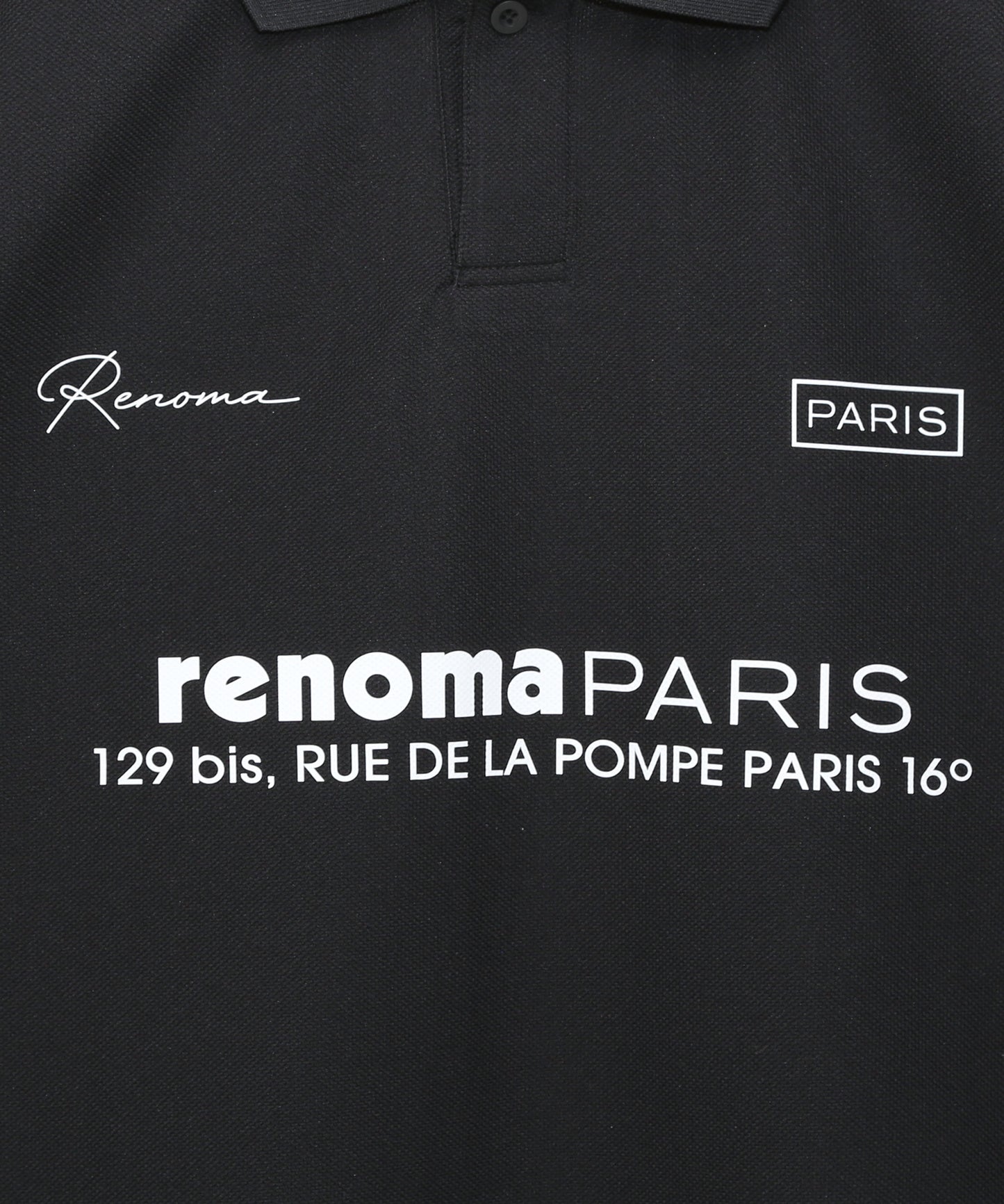 BACK SIDE SWITCHING POLO SHIRTS S/S