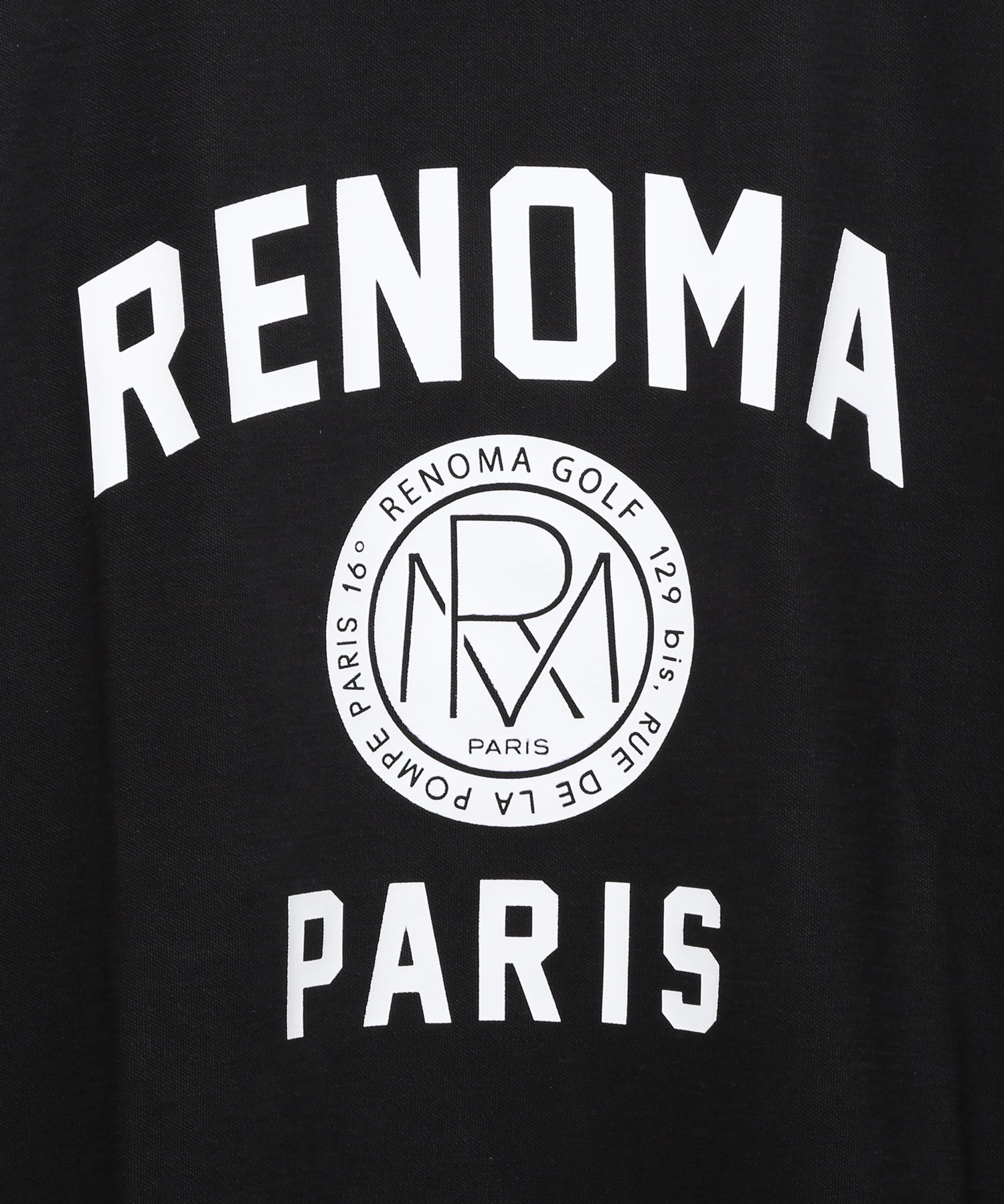 BASIC COLLEGE LOGO MOCK NECK T LS – renoma golf