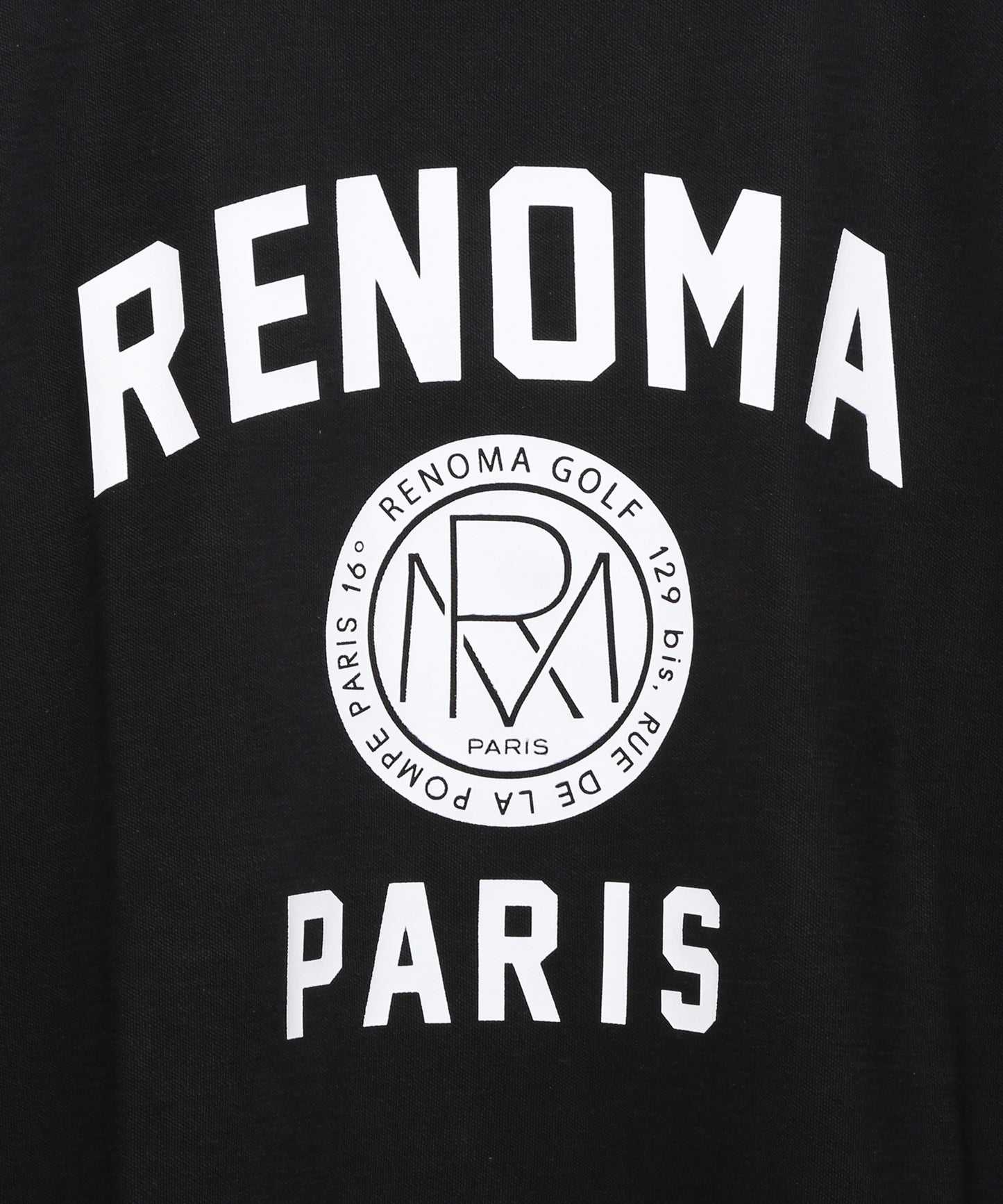 BASIC COLLEGE LOGO MOCK NECK T LS
