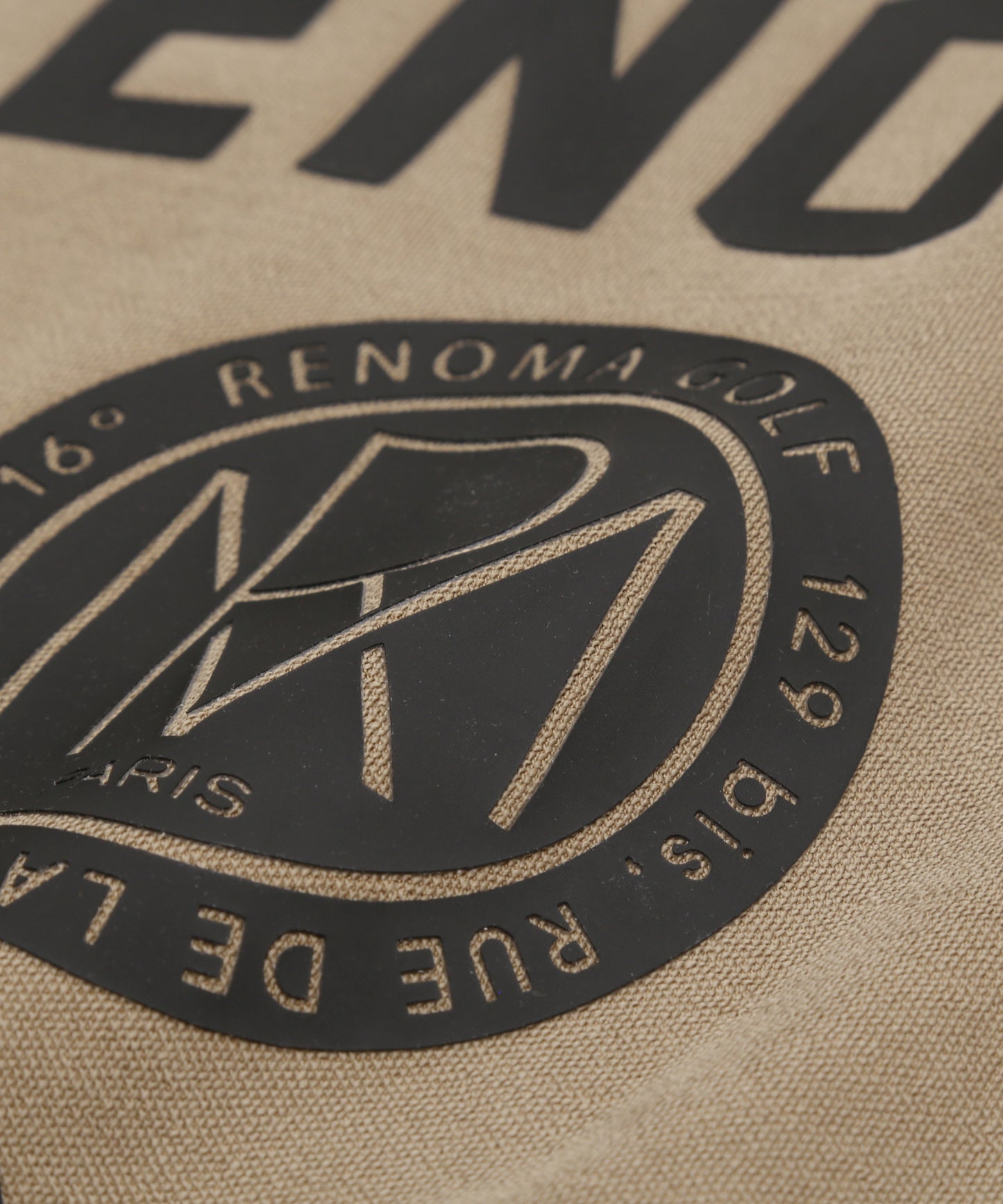 BASIC COLLEGE LOGO MOCK NECK T LS