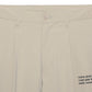 NYLON STRETCH TUCK PANTS