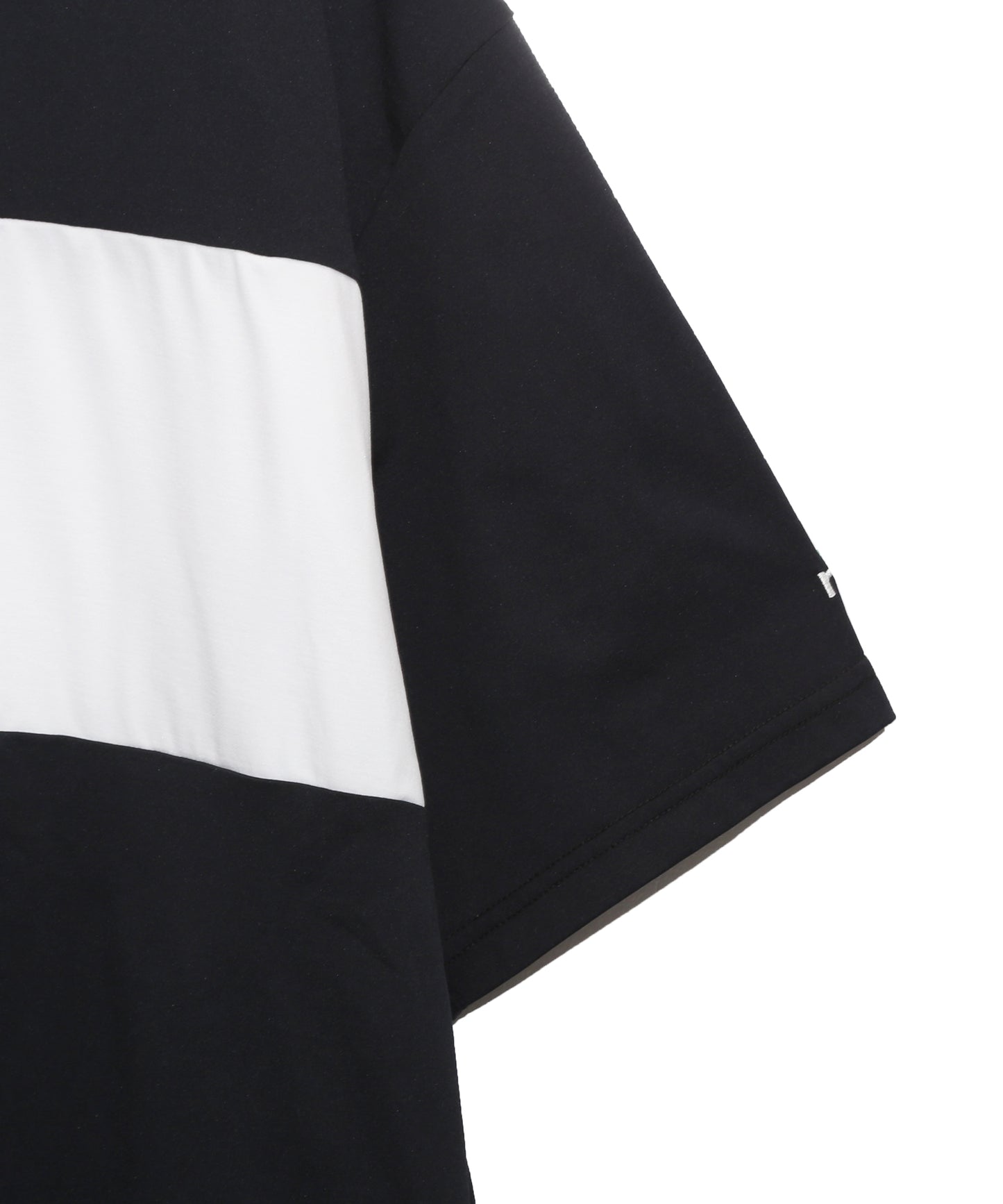 COLOR BLOCK MOCK NECK S/S