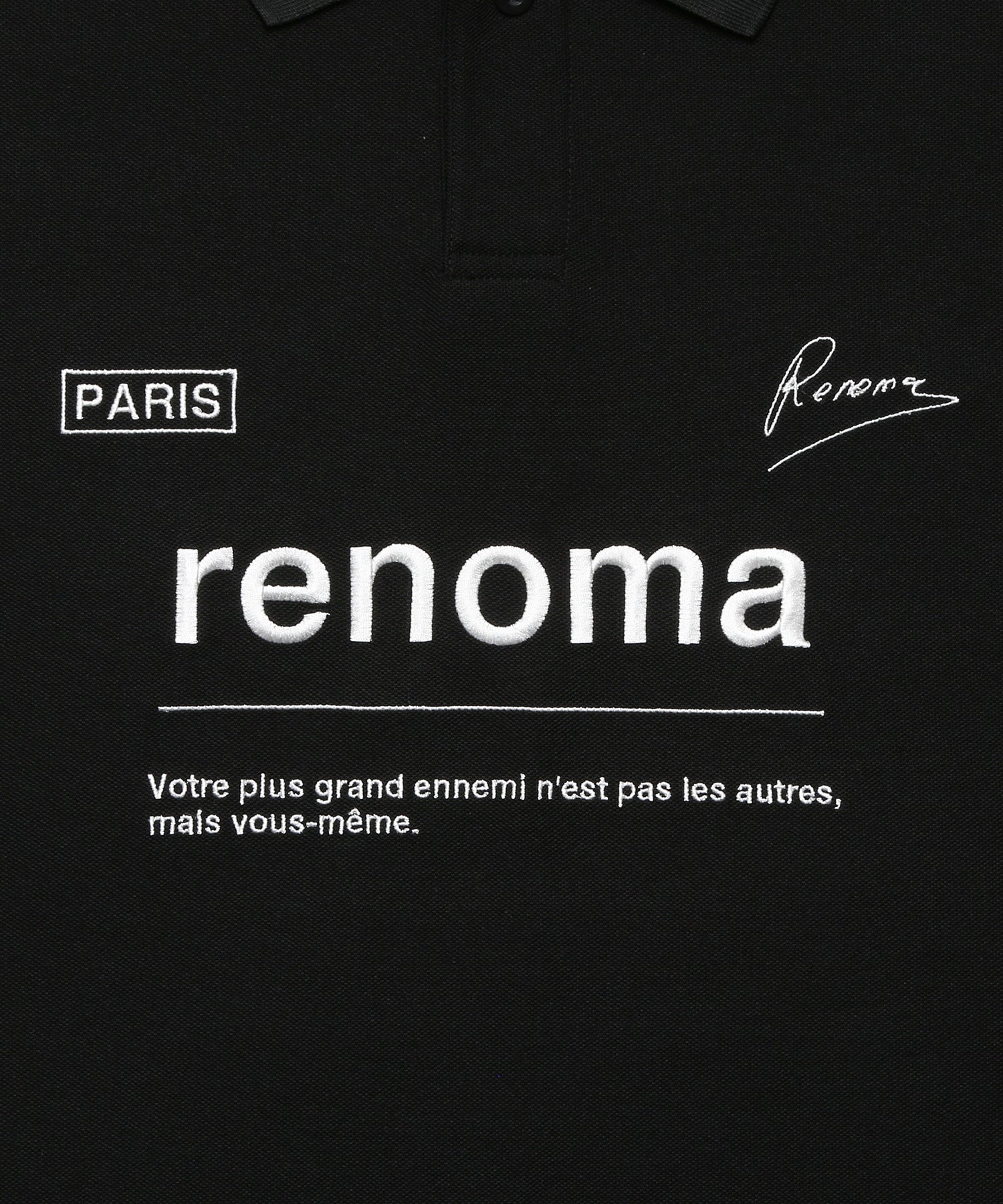 STRIKING LOGO POLO SS – renoma golf