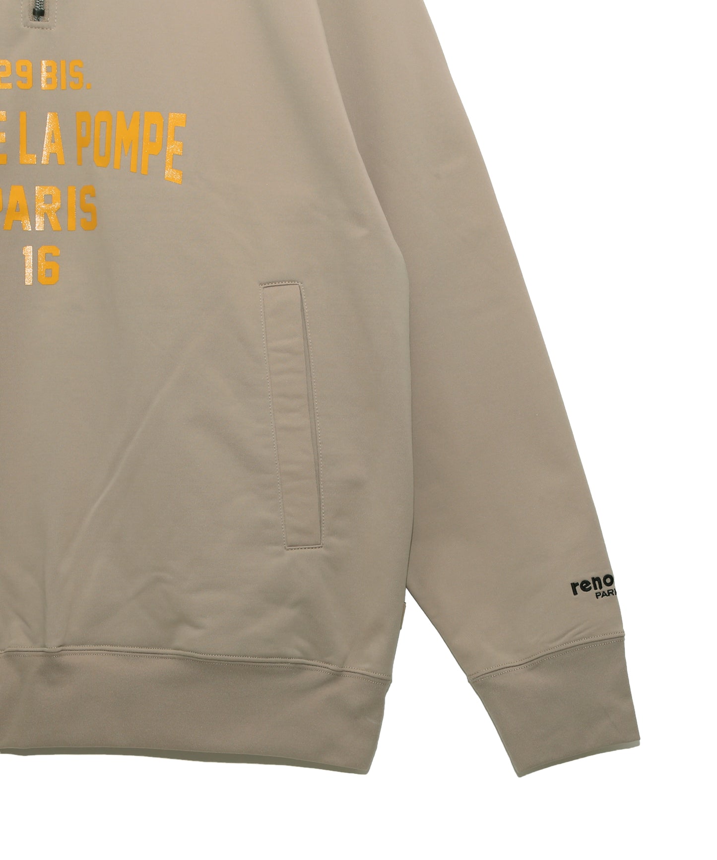 HALF ZIP COLLARED SWEAT SHIRTS LS