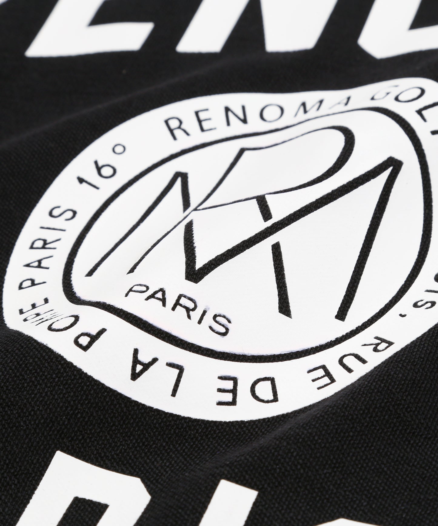BASIC COLLEGE LOGO MOCK NECK T LS