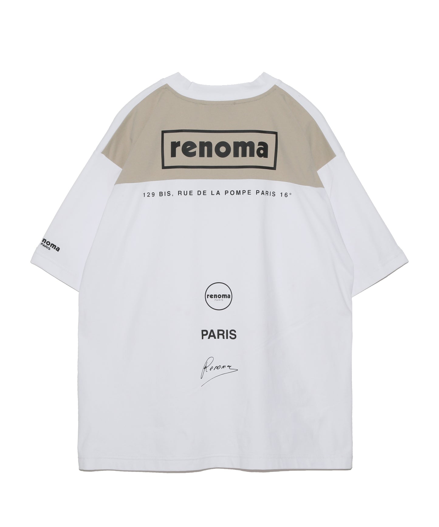 BACK SWITCHING CREW NECK T SS