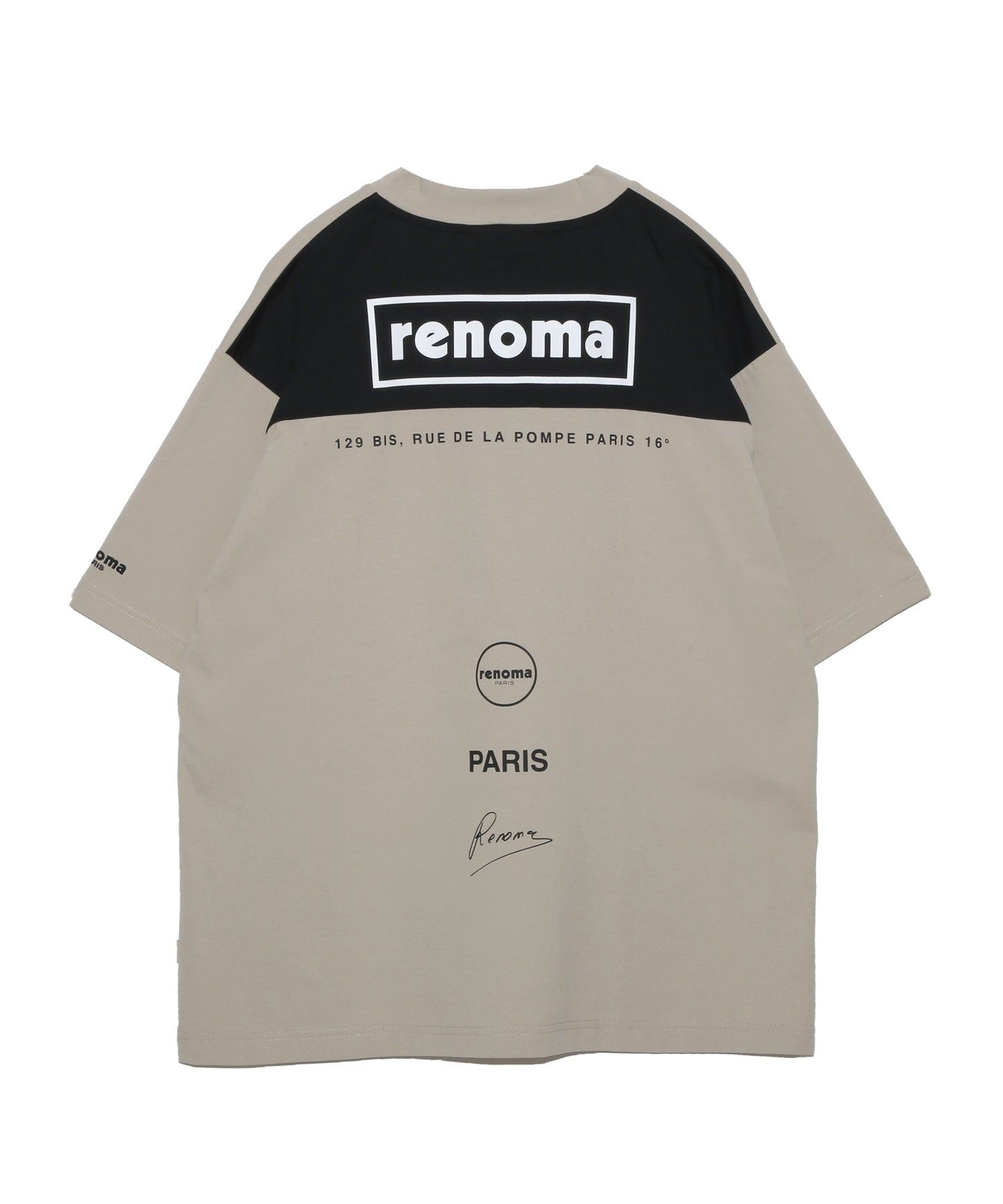 BACK SWITCHING CREW NECK T SS